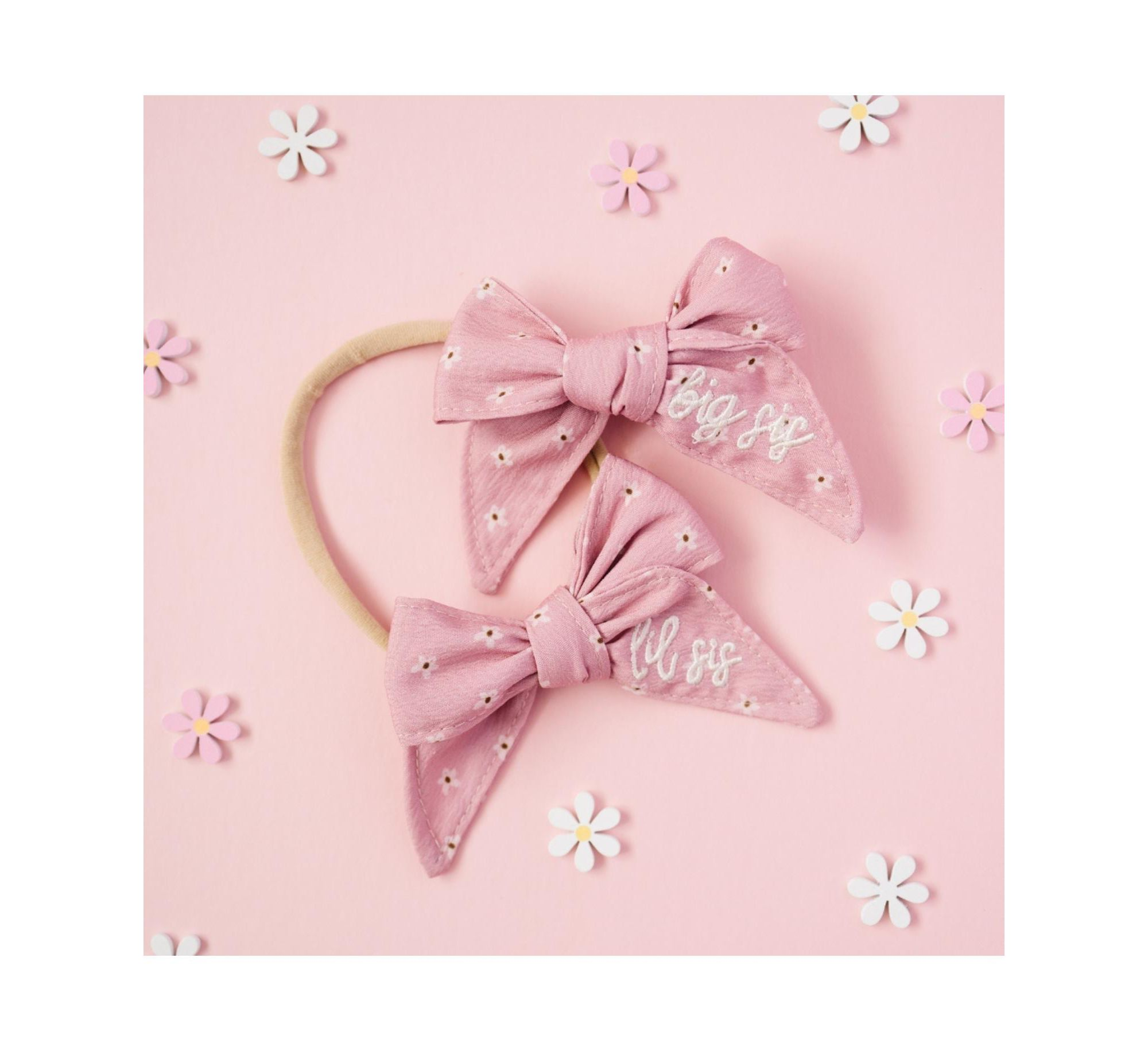 Girls' Lil Sis Bow Baby Headband — Image 4