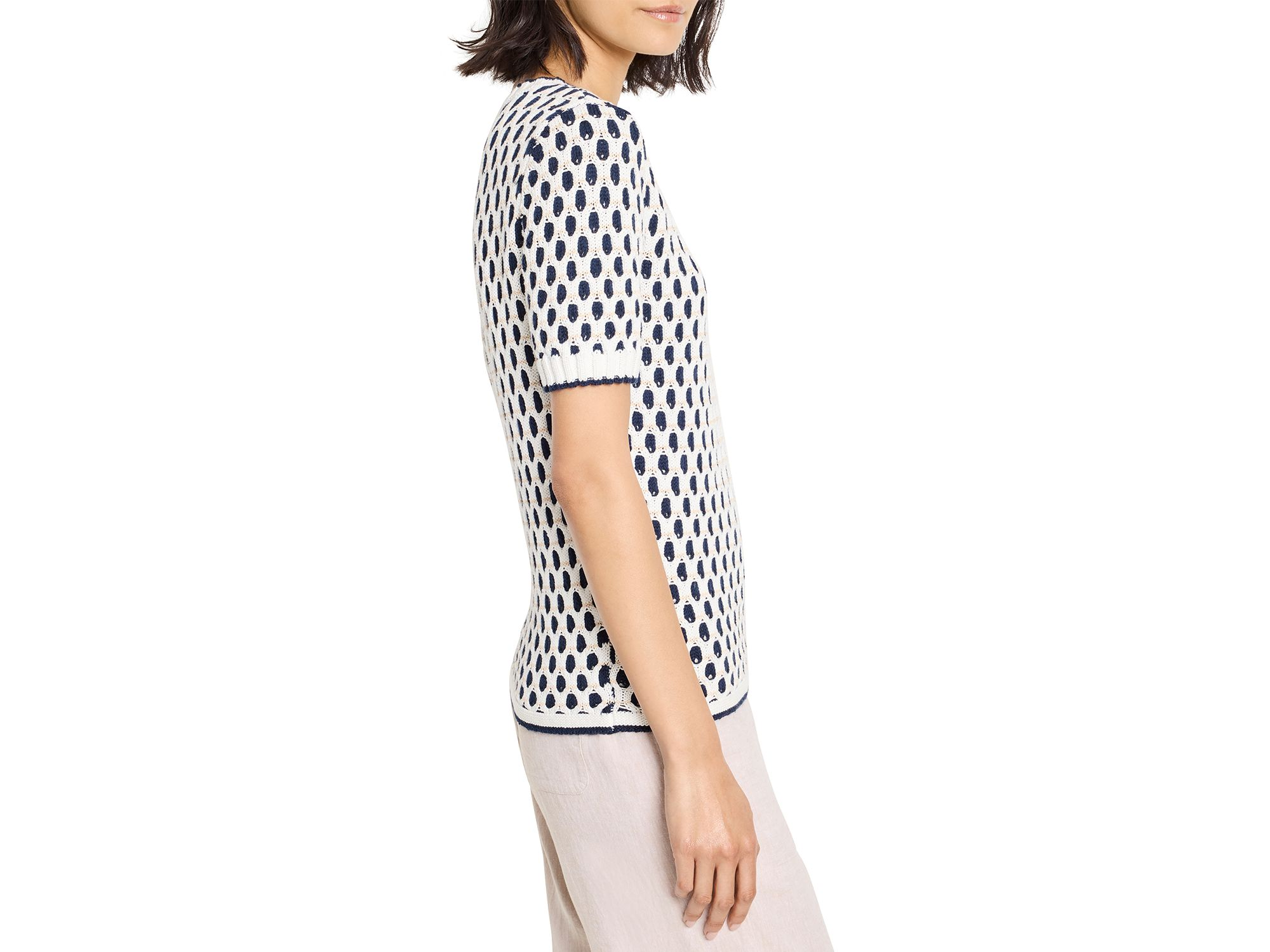 Geo Tuck Stitch Sweater — Image 3