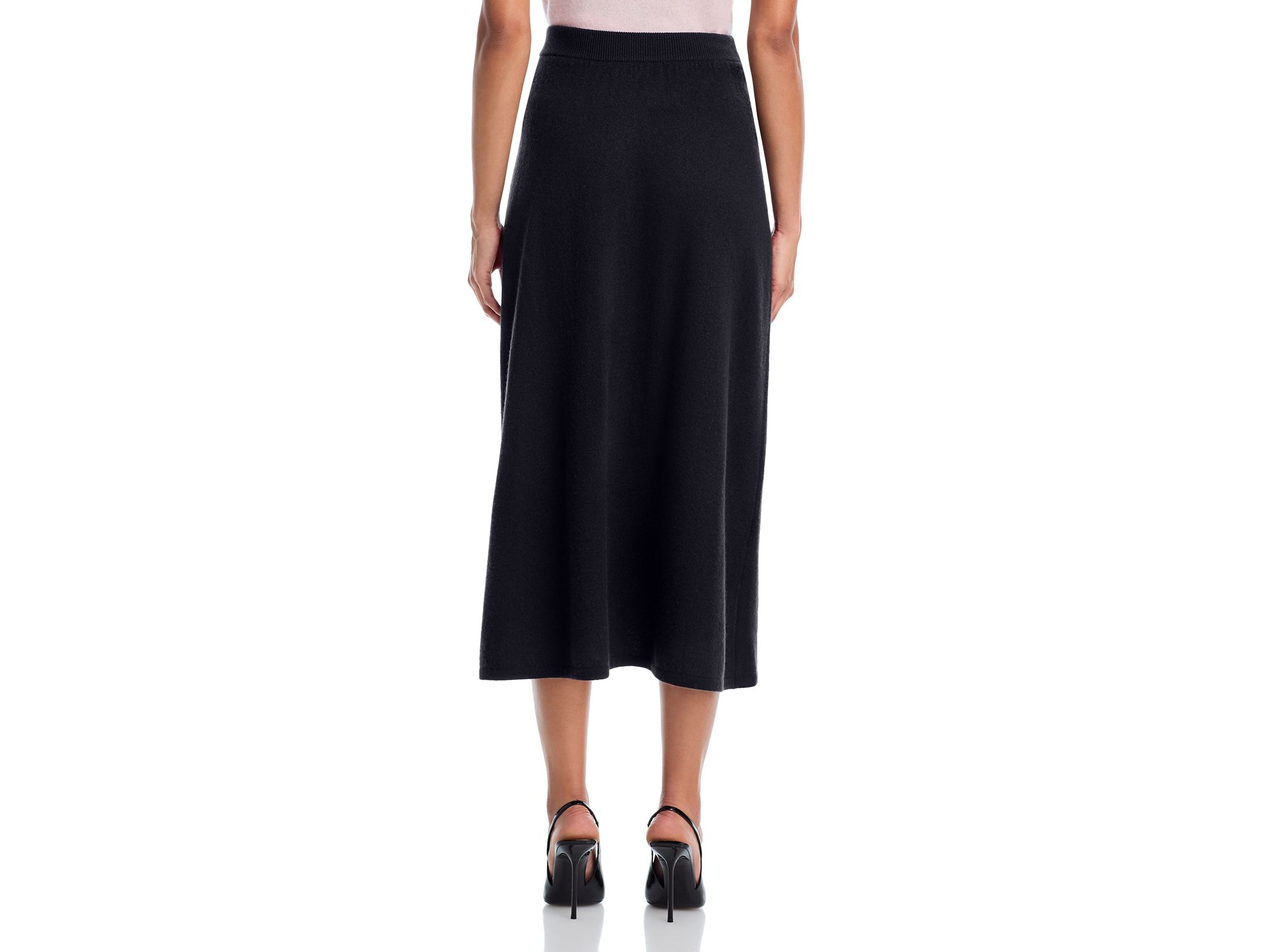 100% Cashmere Midi Skirt - Exclusive — Image 5