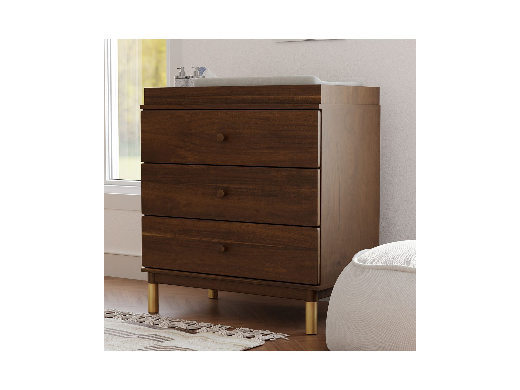 Gelato 3 Drawer Changer Dresser with Removable Changing Tray — Image 4