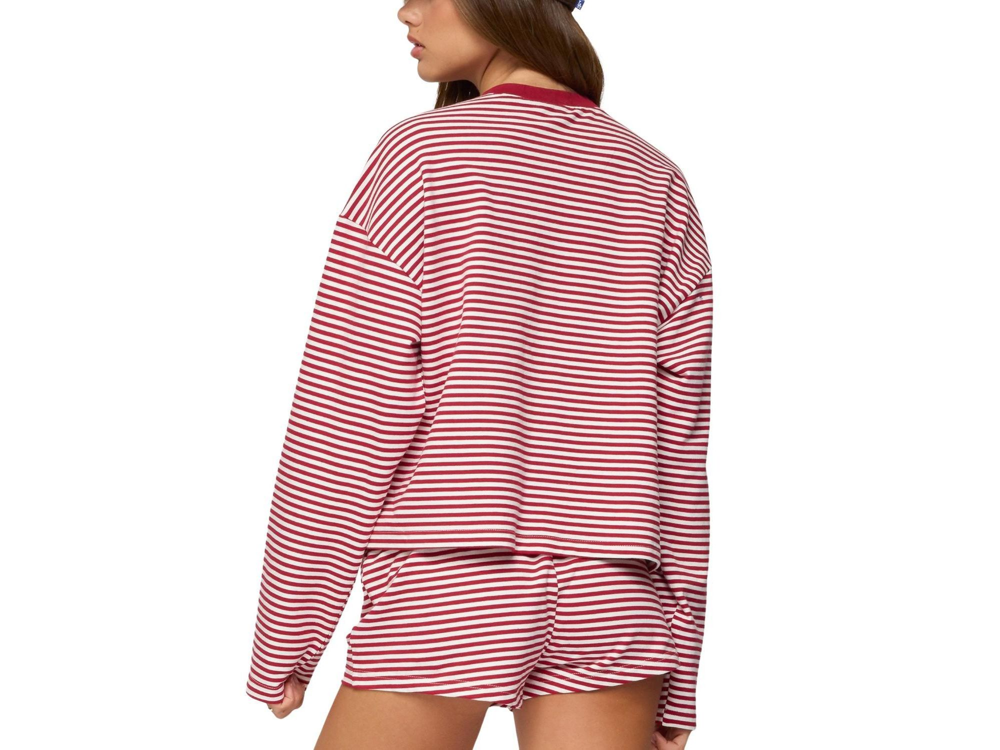 Jainee Striped Long Sleeve T Shirt — Image 3