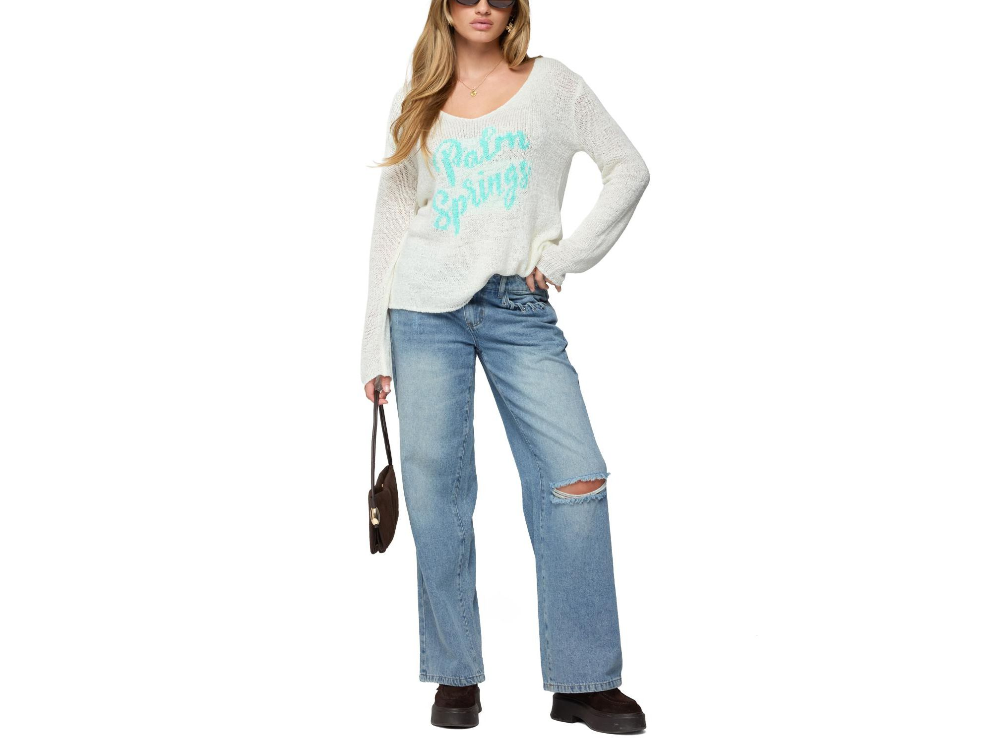 Palm Springs Light Knit Sweater — Image 4