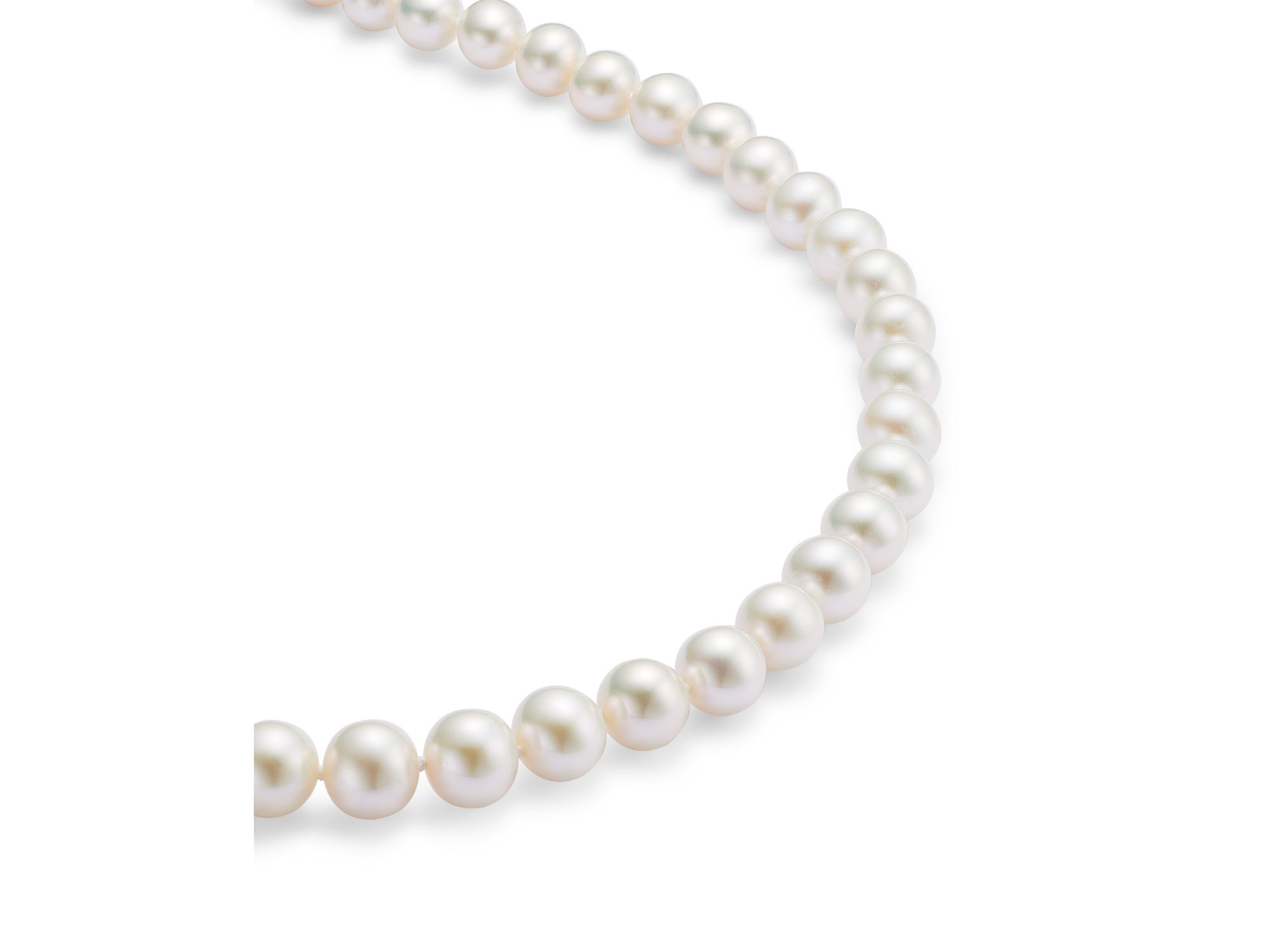 Cultured Freshwater Pearl Necklace in 14K Yellow Gold, 18" — Image 5