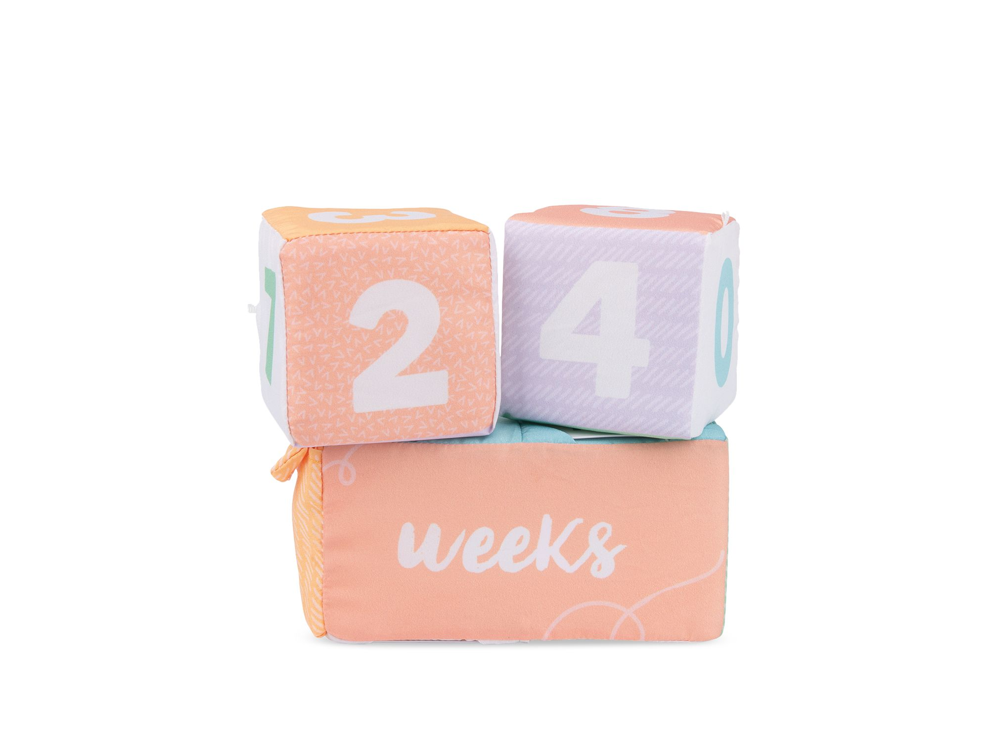 Baby GUND Milestones and Moments Soft Blocks, Plush Photo Prop Sensory Toy Blocks - Ages 0+ — Image 5