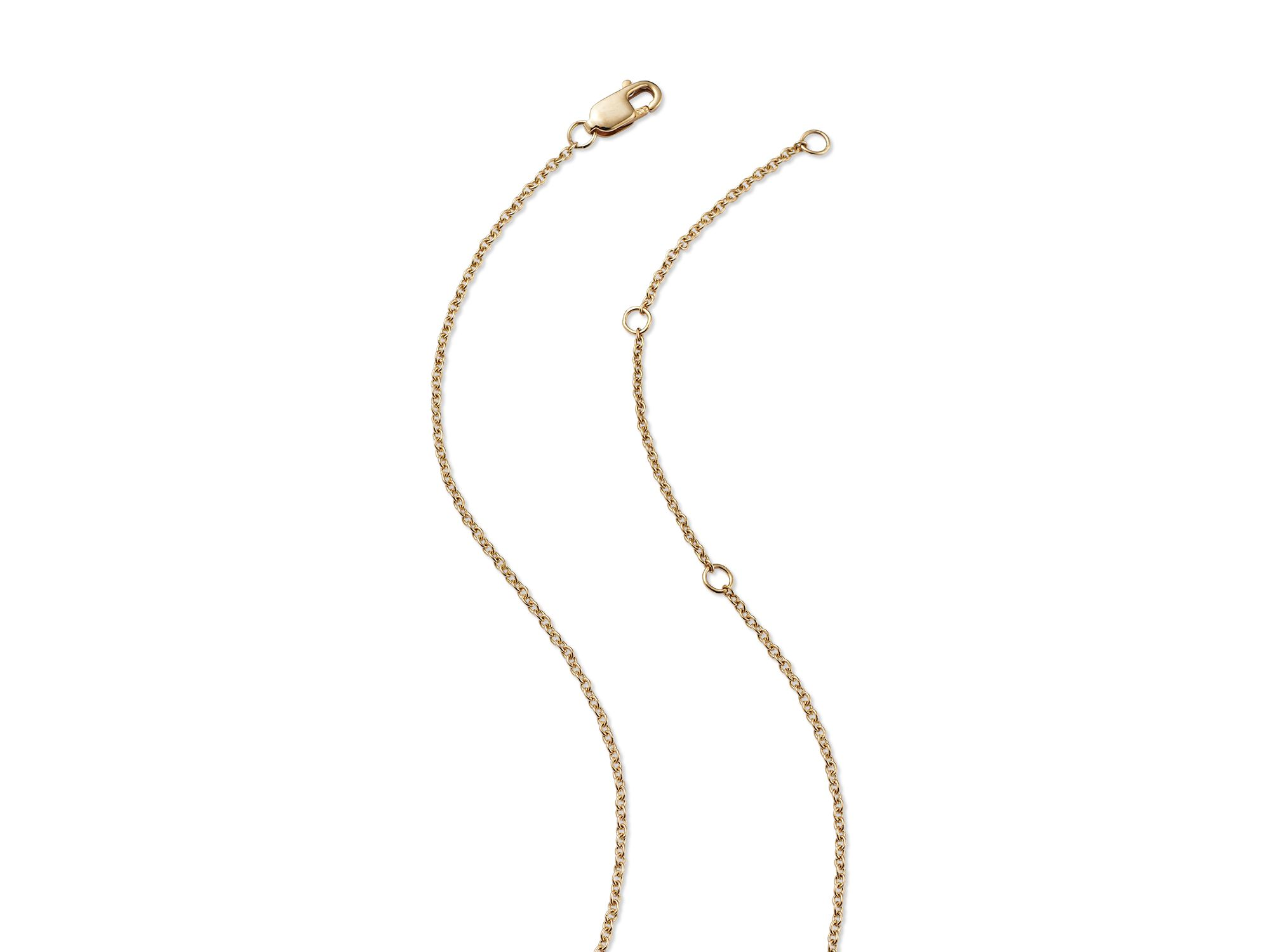 Diamond Circle Pendant Necklace in 14K Yellow Gold, 0.25 tcw — Image 3