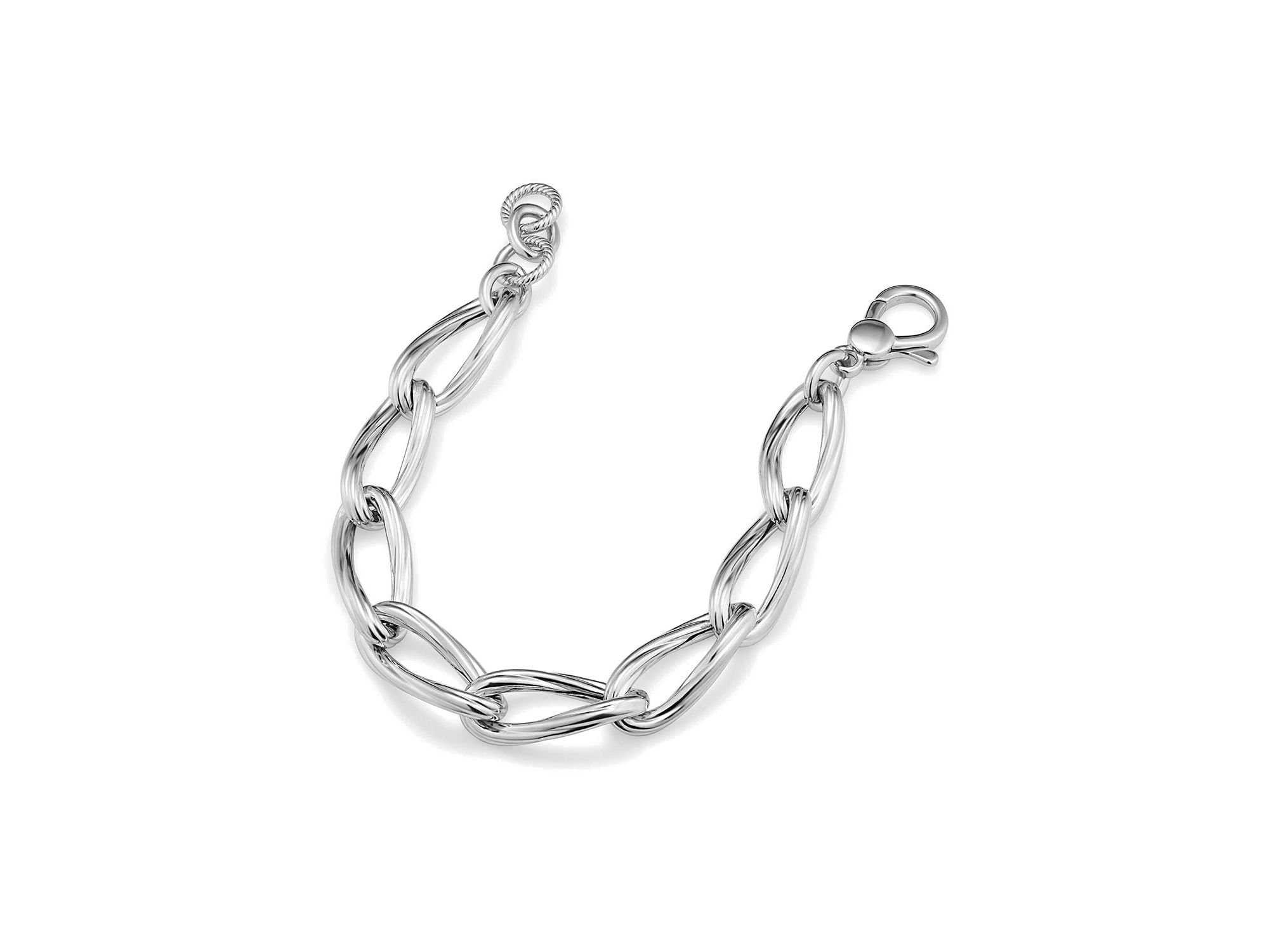 Sterling Milanese Twist Link Bracelet — Image 6