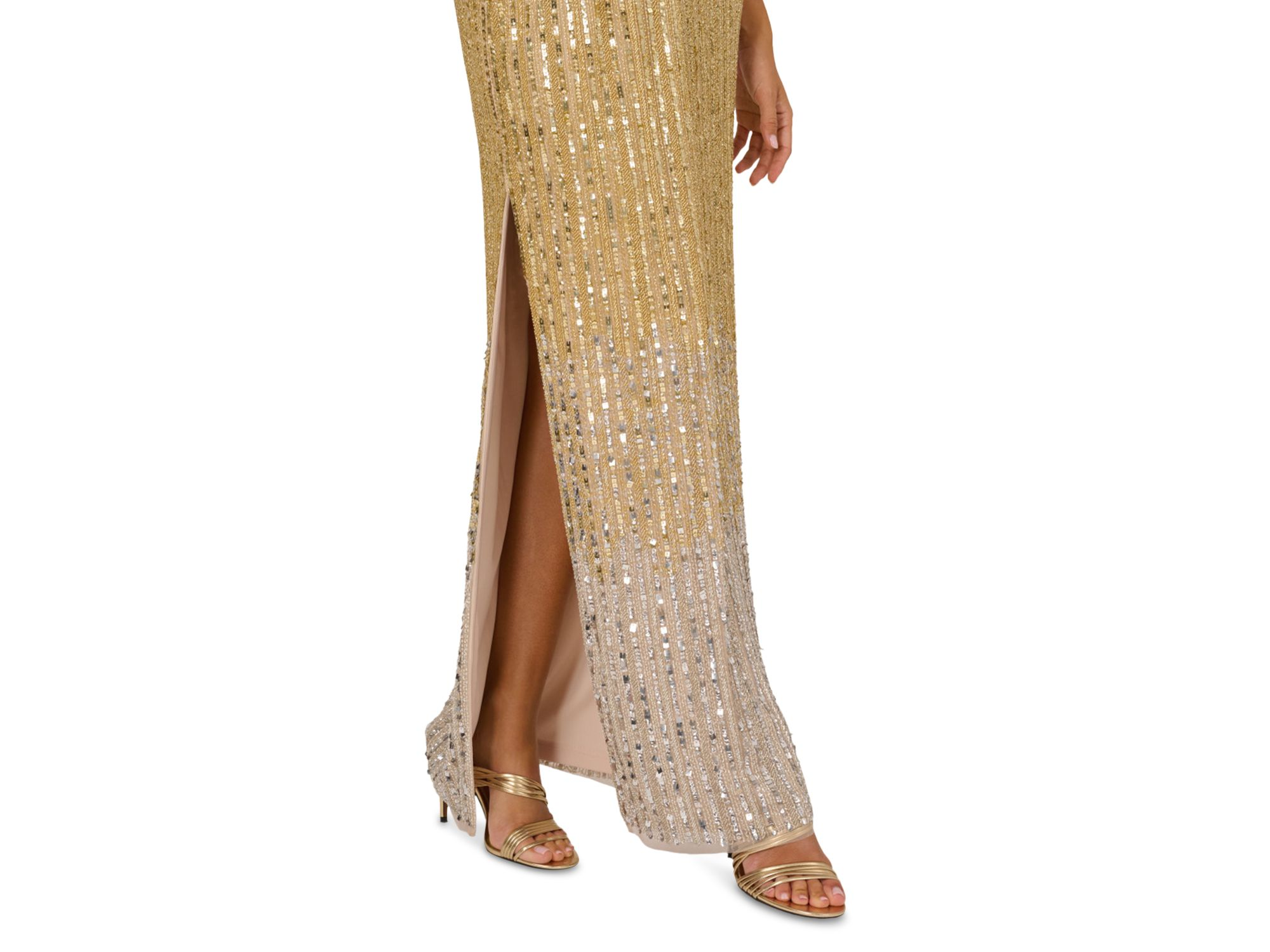 Beaded Halter Dress — Image 4
