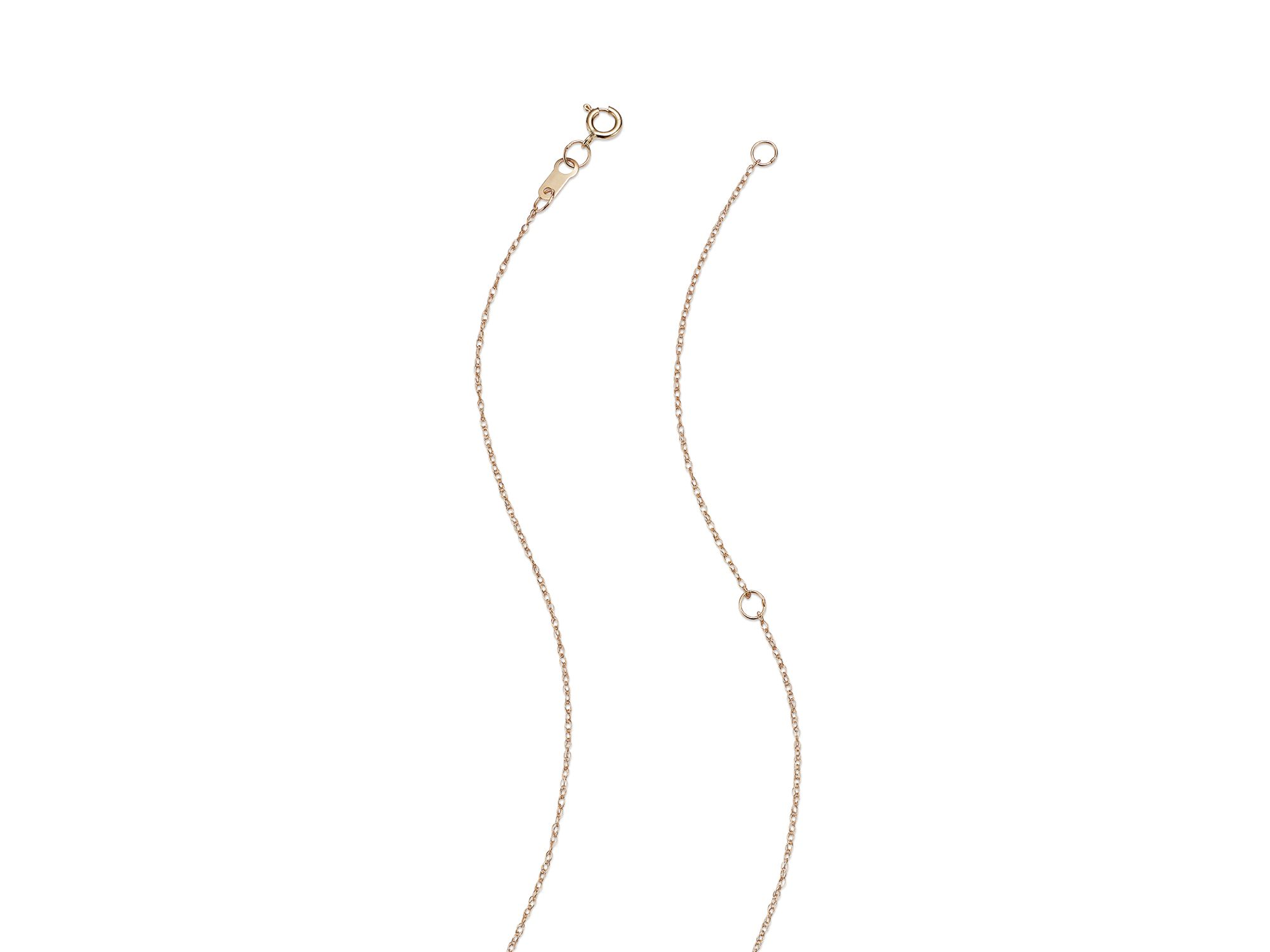 Cultured Pearl and Diamond Pendant Necklace in 14K Yellow Gold, 18" - Exclusive — Image 4