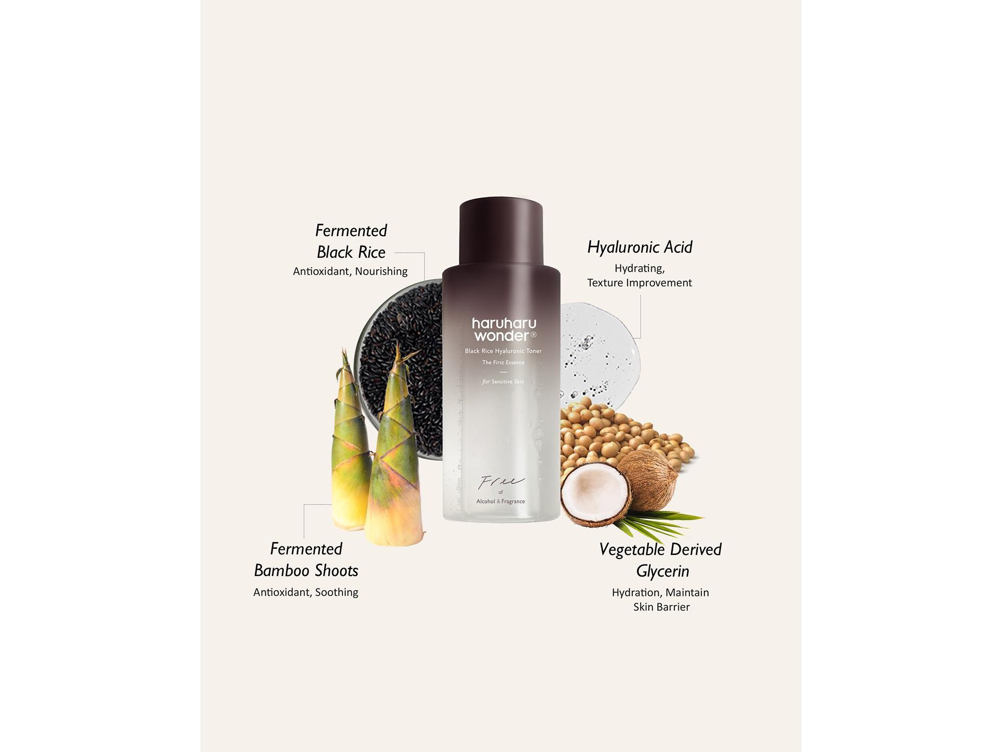 Black Rice Hyaluronic Toner for Sensitive Skin — Image 6