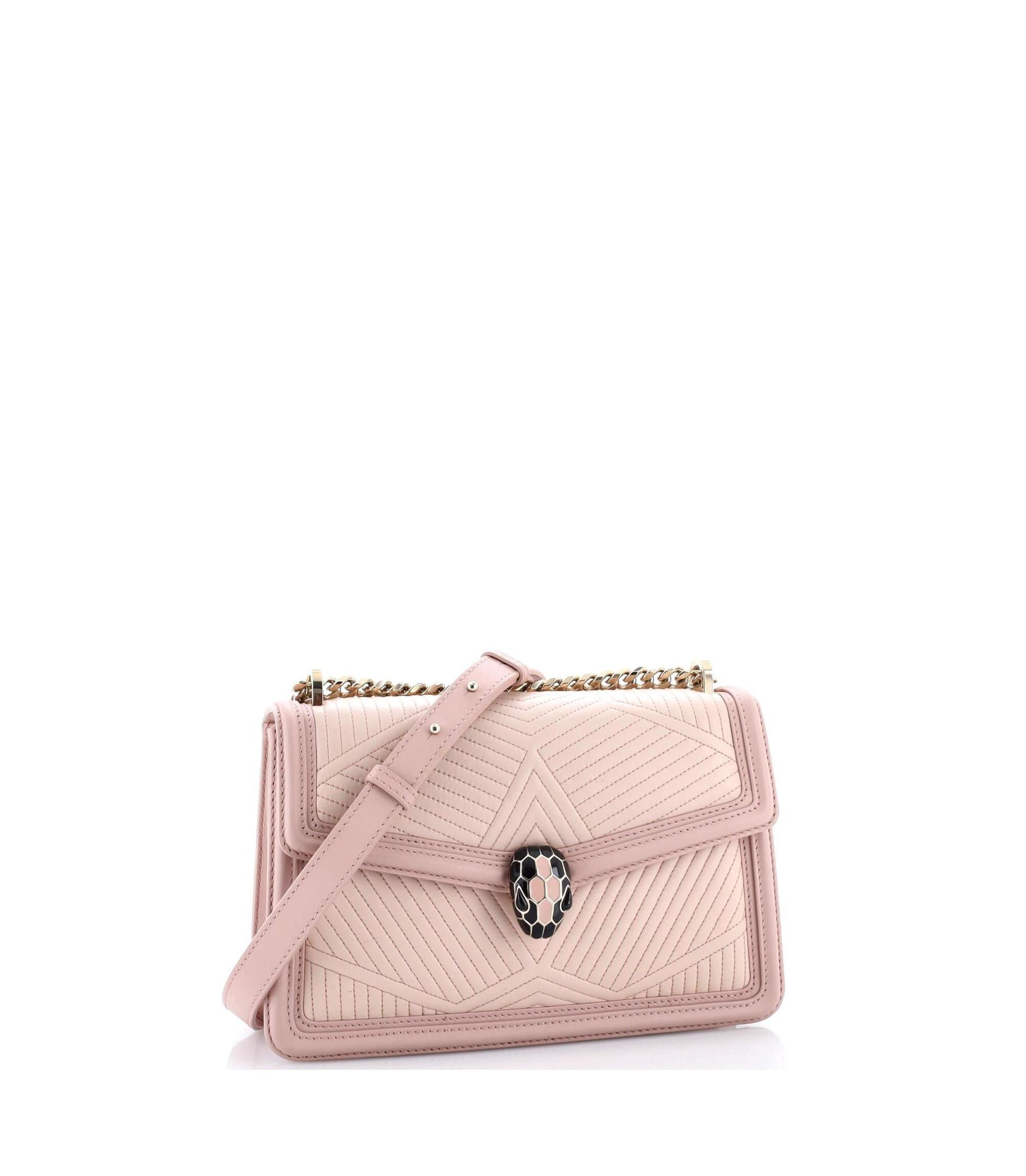 Small Serpenti Forever Shoulder Bag Quilted Leather — Image 3