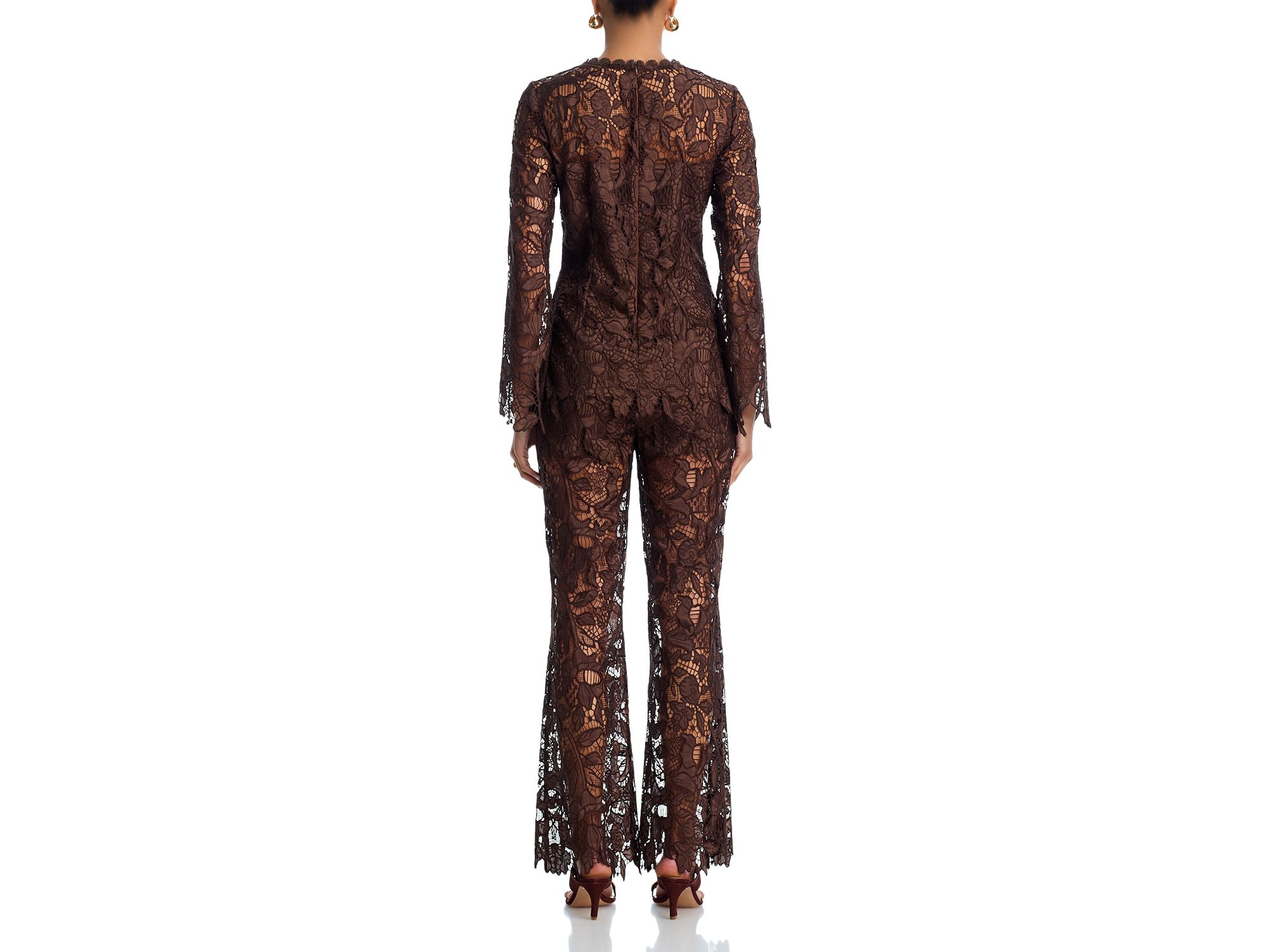 Lace Long Sleeved Tunic Top - Exclusive — Image 5