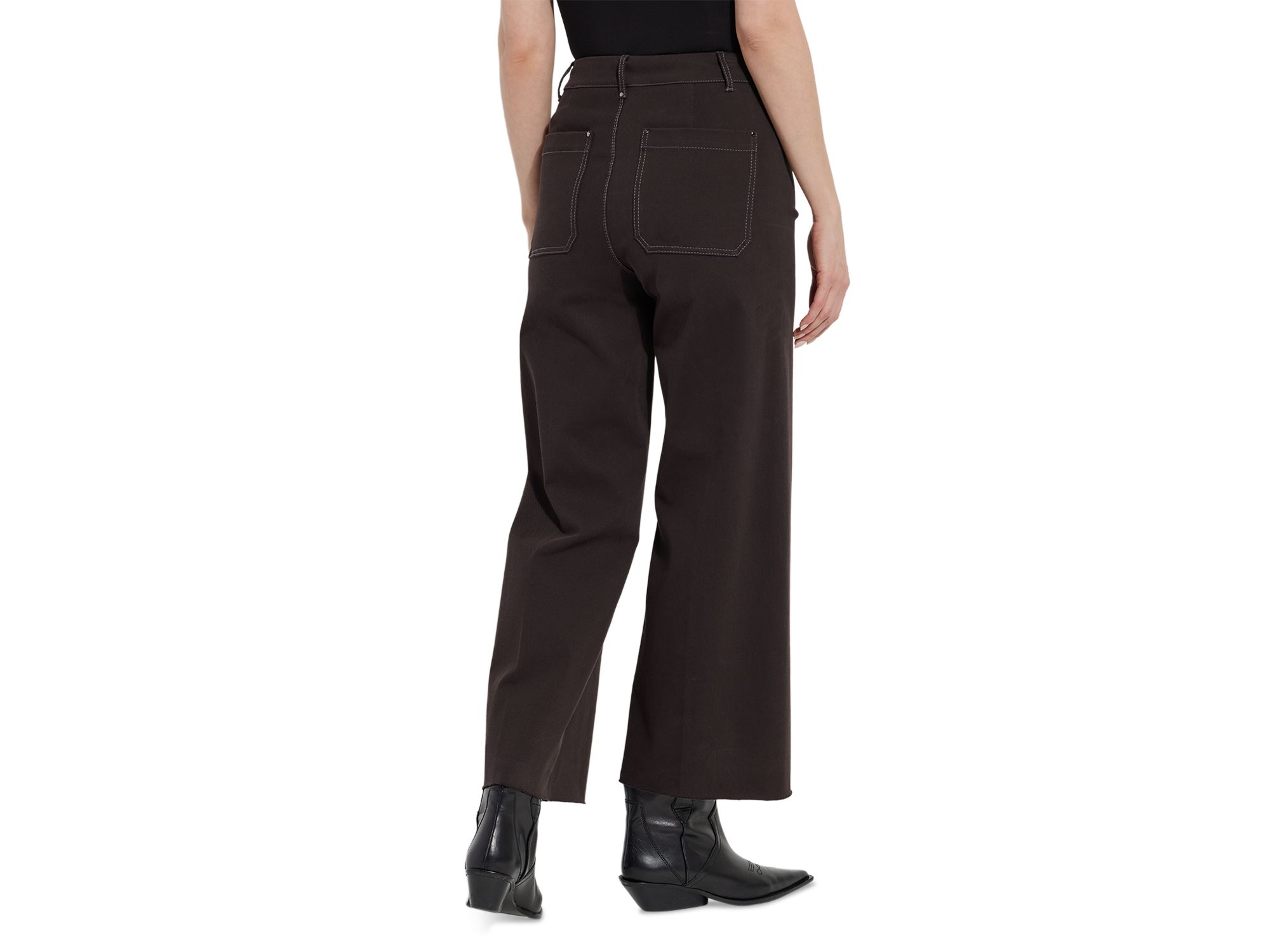 Erin Stretch Denim Ankle Pants — Image 5