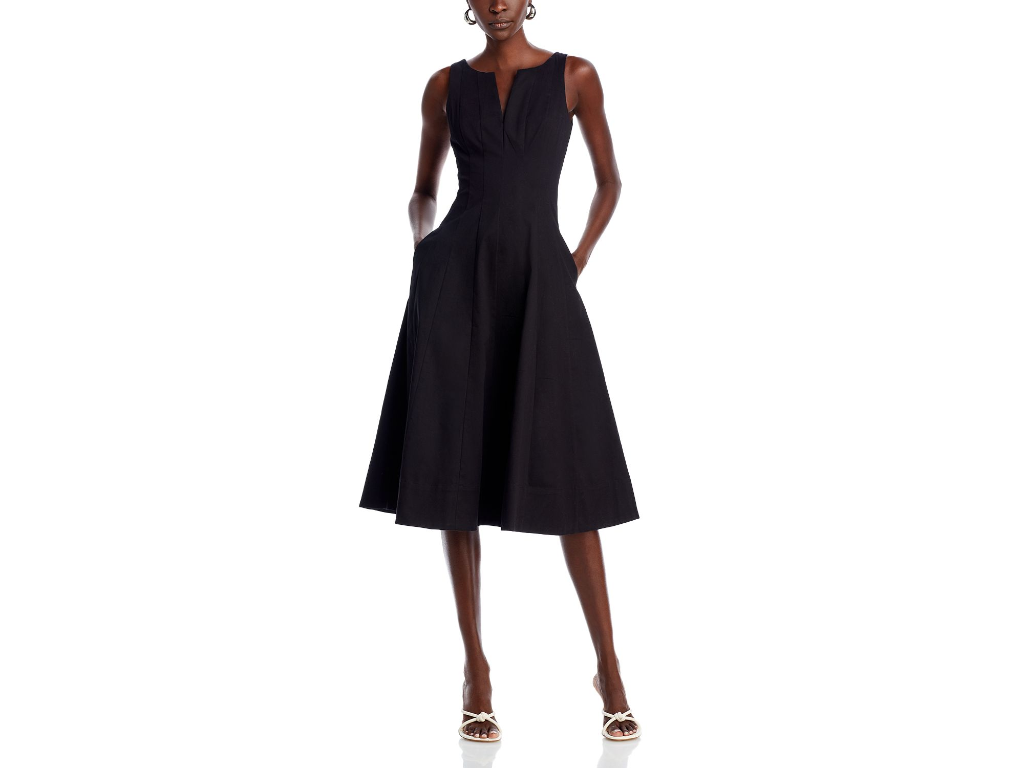 Paneled Midi Dress - Exclusive — Image 9