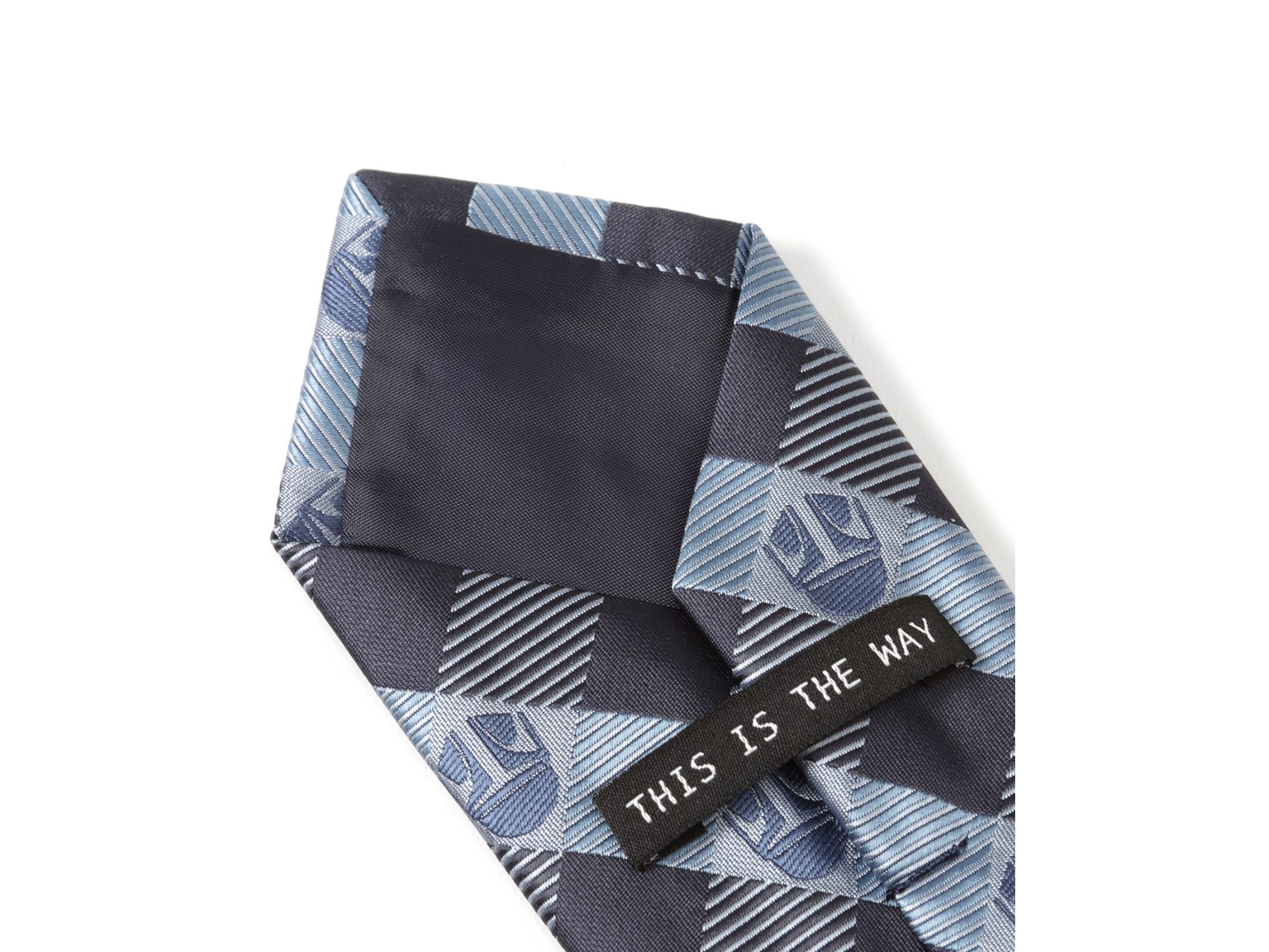 Star Wars Mando Helmet Check Tie — Image 3
