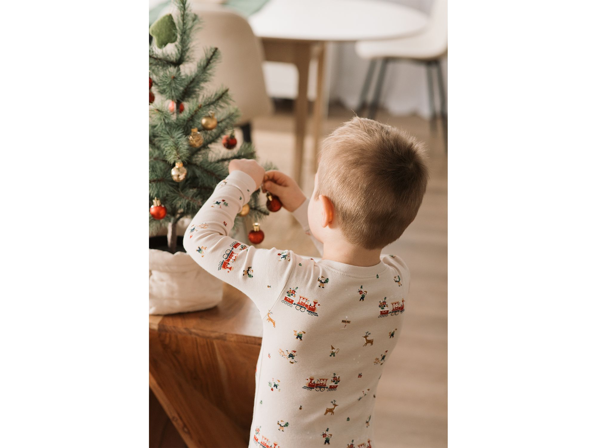 Boys' Santa's Workshop Print Pajama Set - Little Kid — Image 3