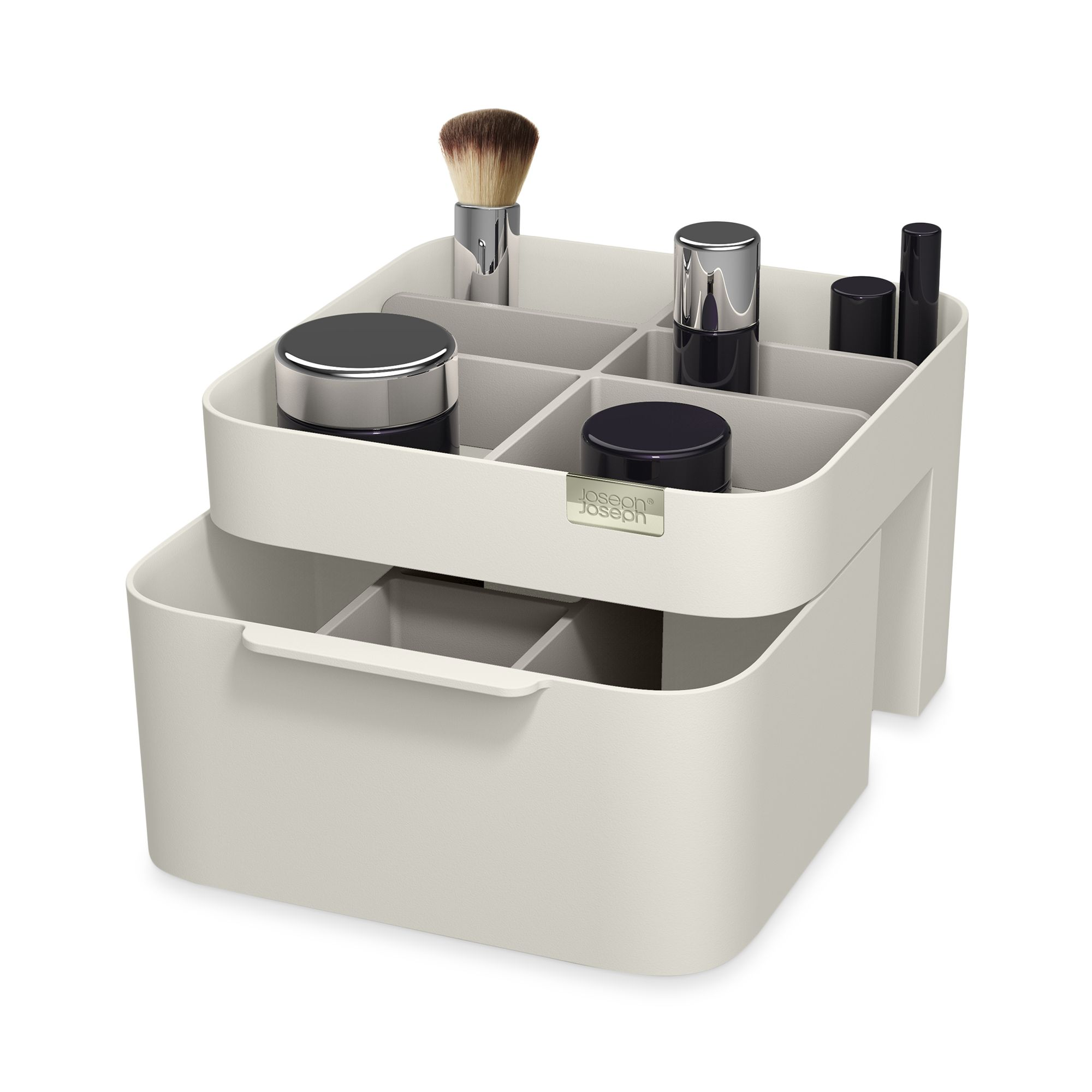 Viva Cosmetic Organizer with Drawer, Shell — Image 5