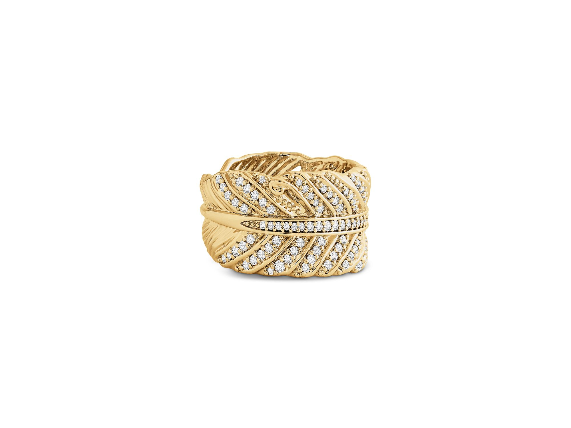 Feather Pavé Ring — Image 3