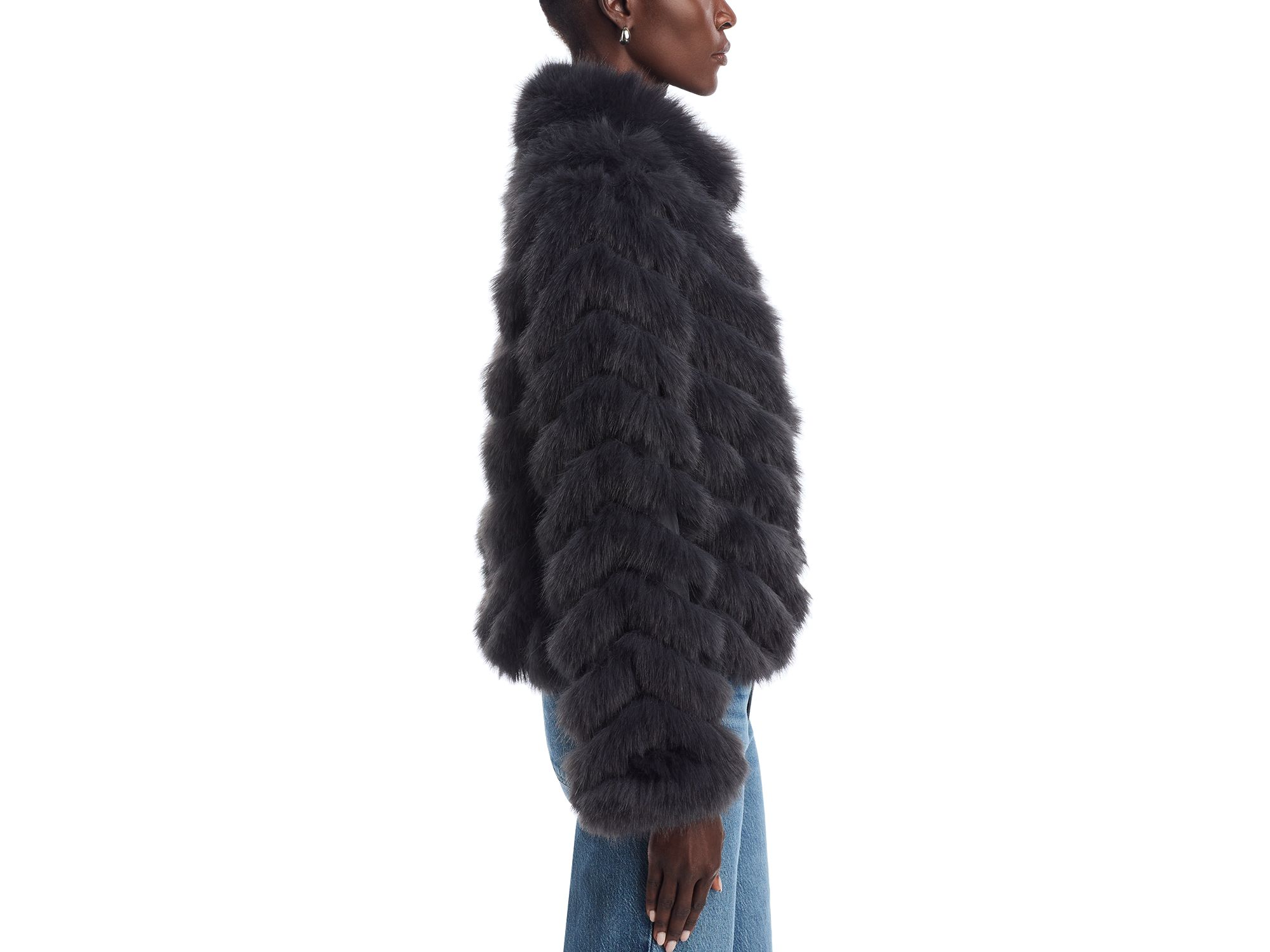 Reversible Faux Fur Jacket — Image 8