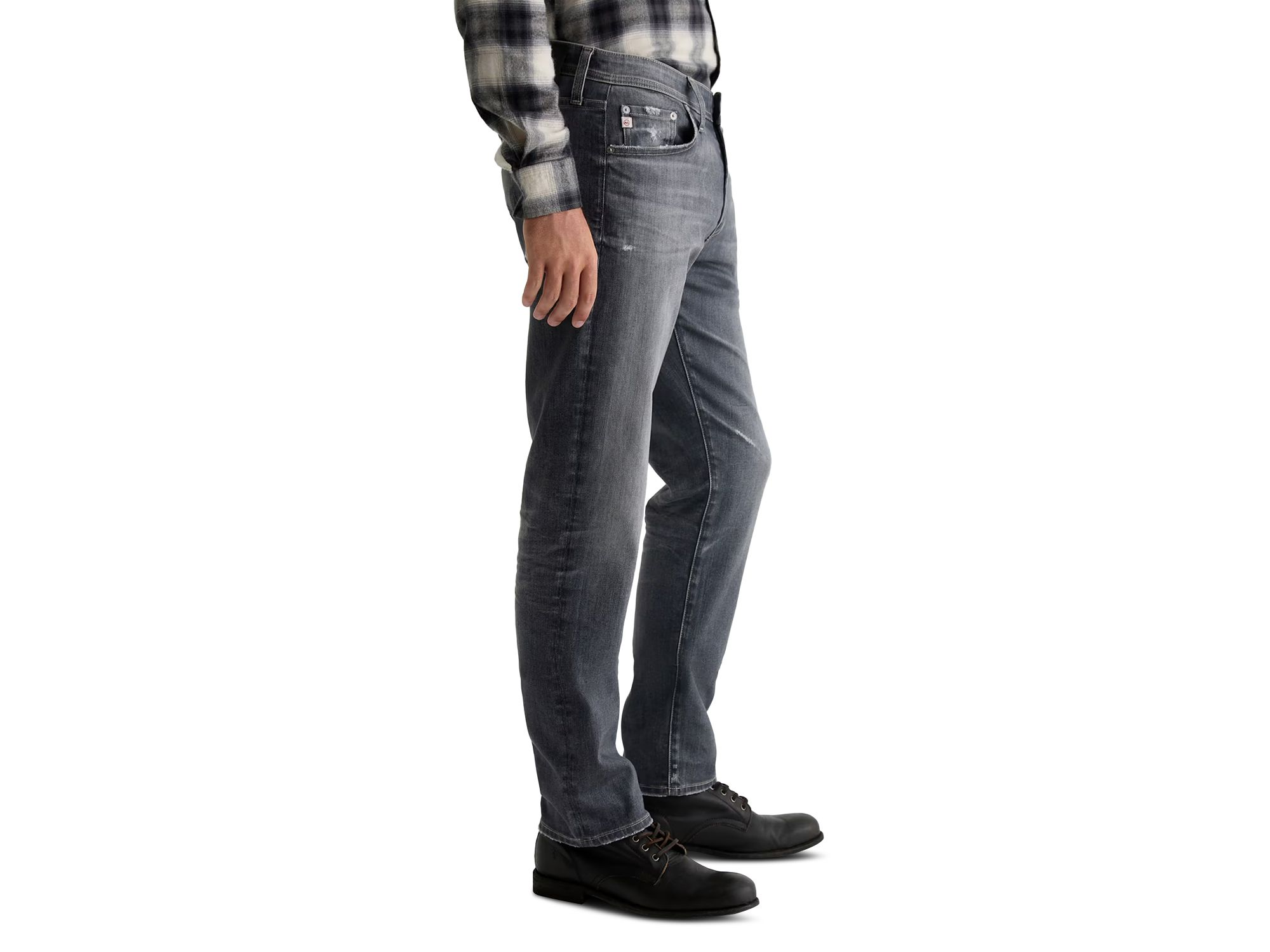 Tellis Slim Straight Jeans in 10 Years Alta — Image 7