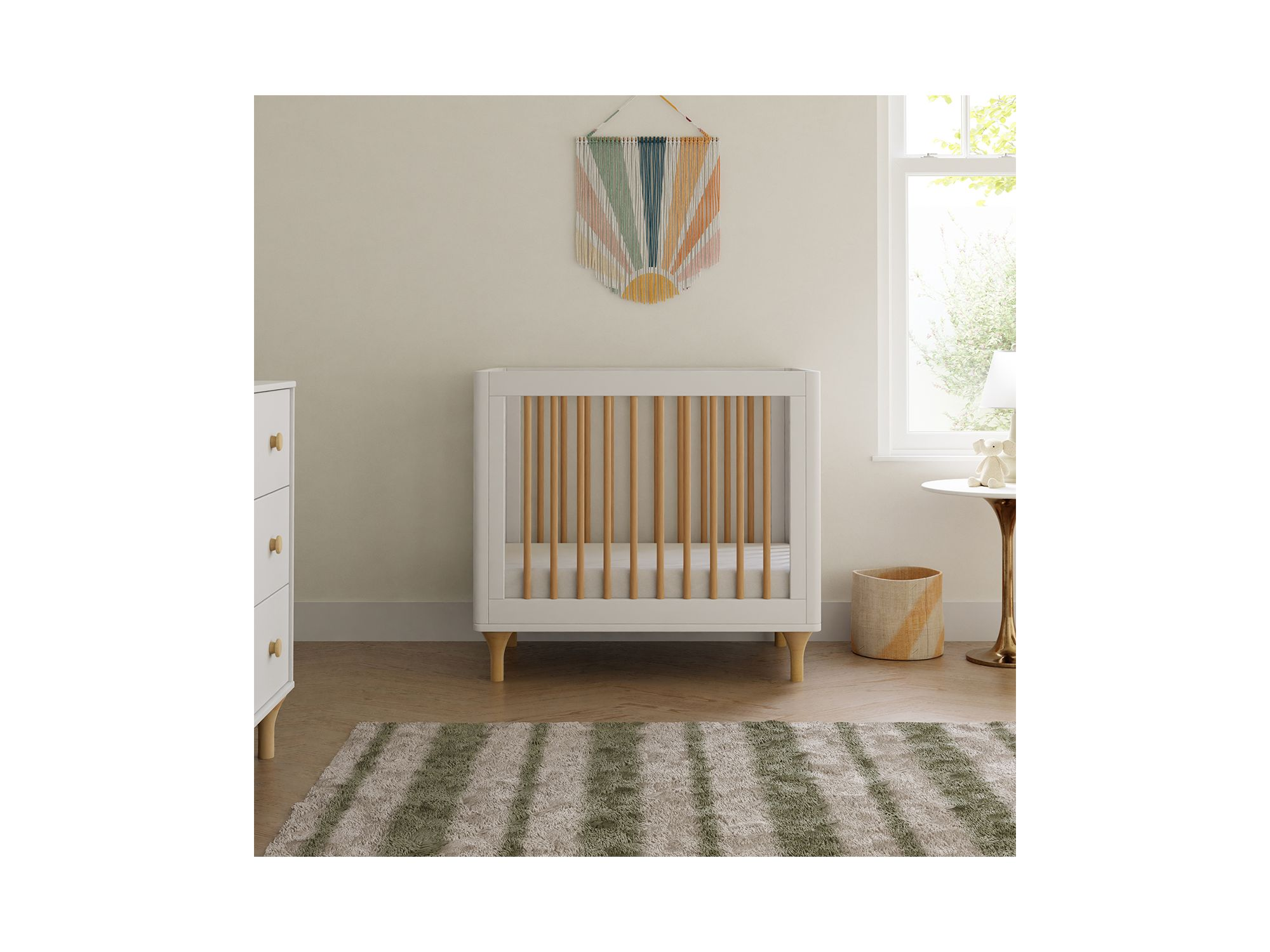 Lolly 4 in 1 Convertible Mini Crib and Twin Bed with Toddler Bed Conversion Kit — Image 6