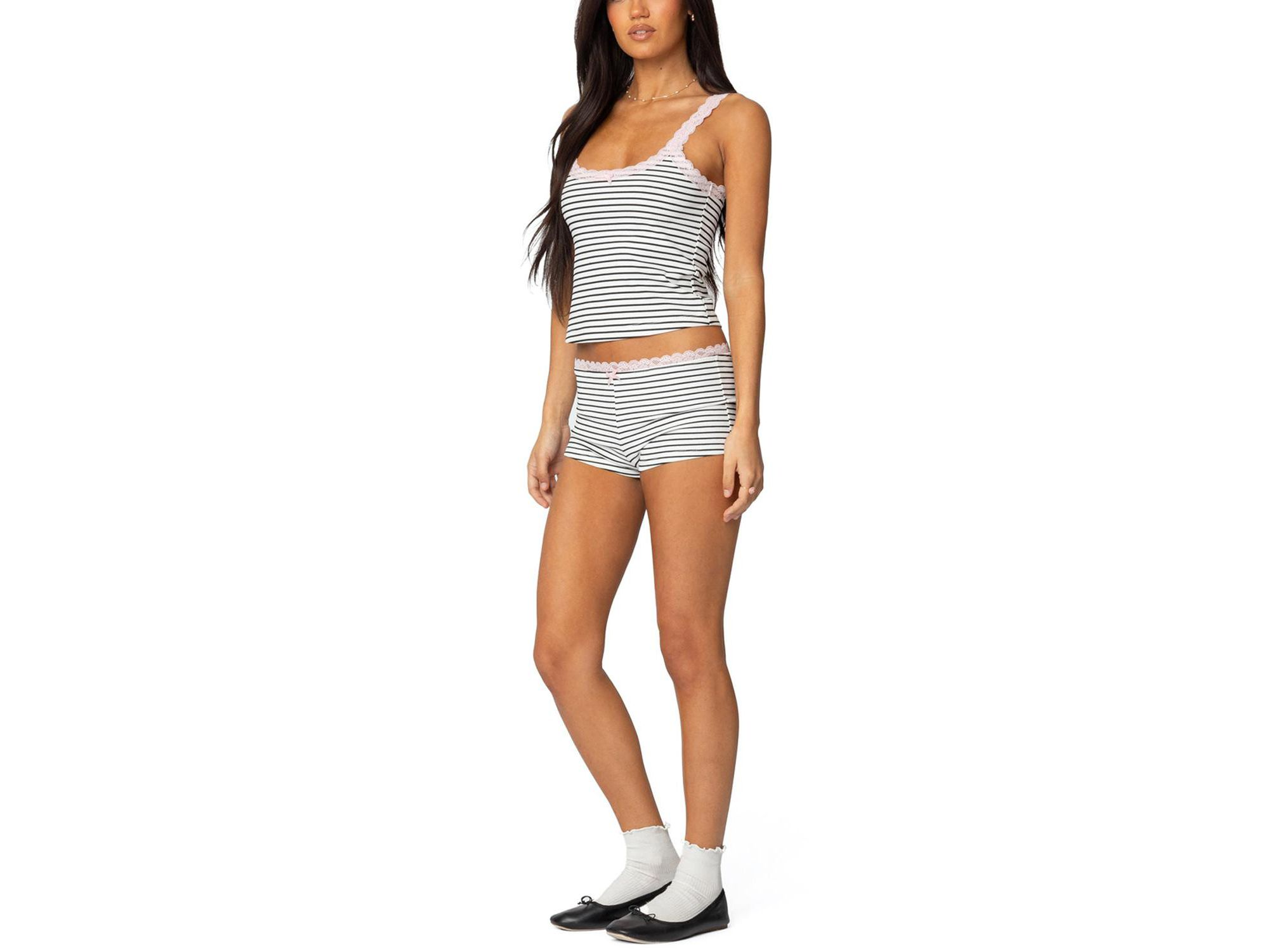 Sofi Striped Ribbed Tank Top — Image 3
