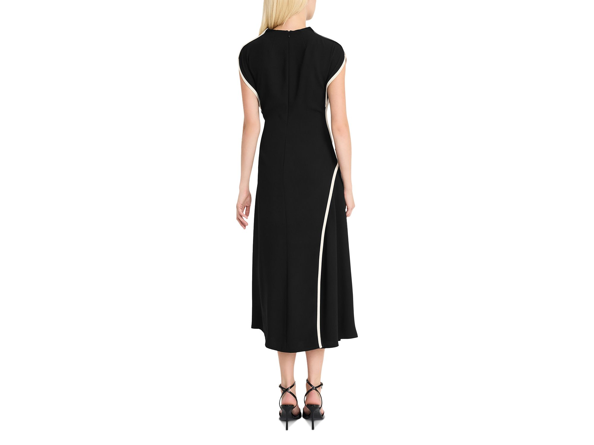 Sleeveless Draped Midi Dress — Image 3