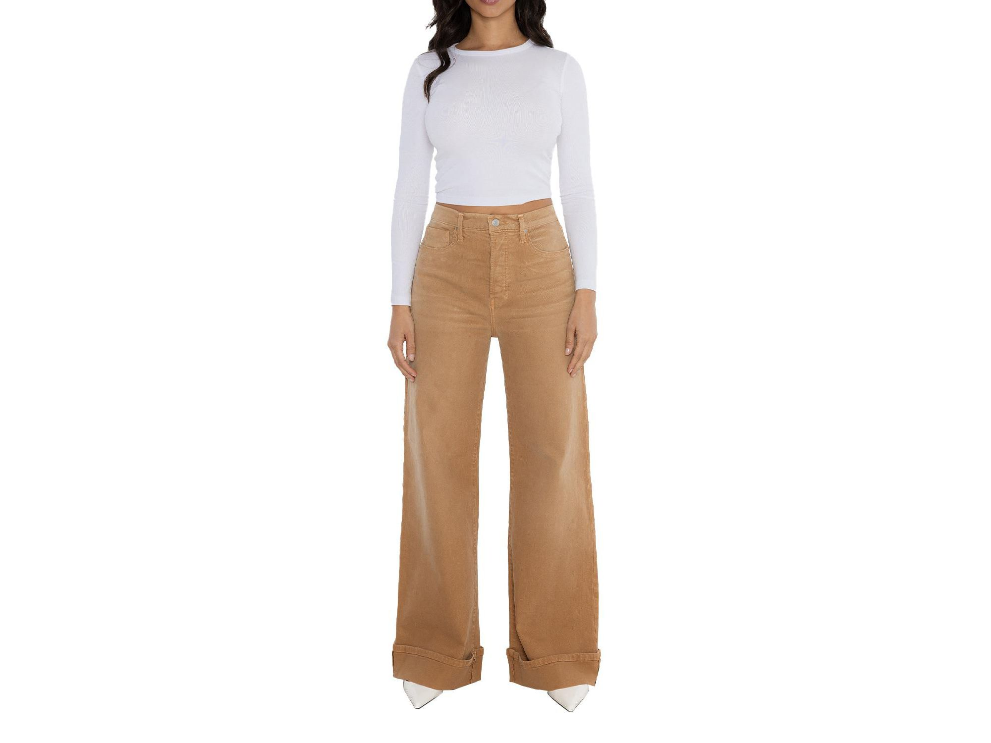 High Rise Adeline Cuffed Jeans — Image 4