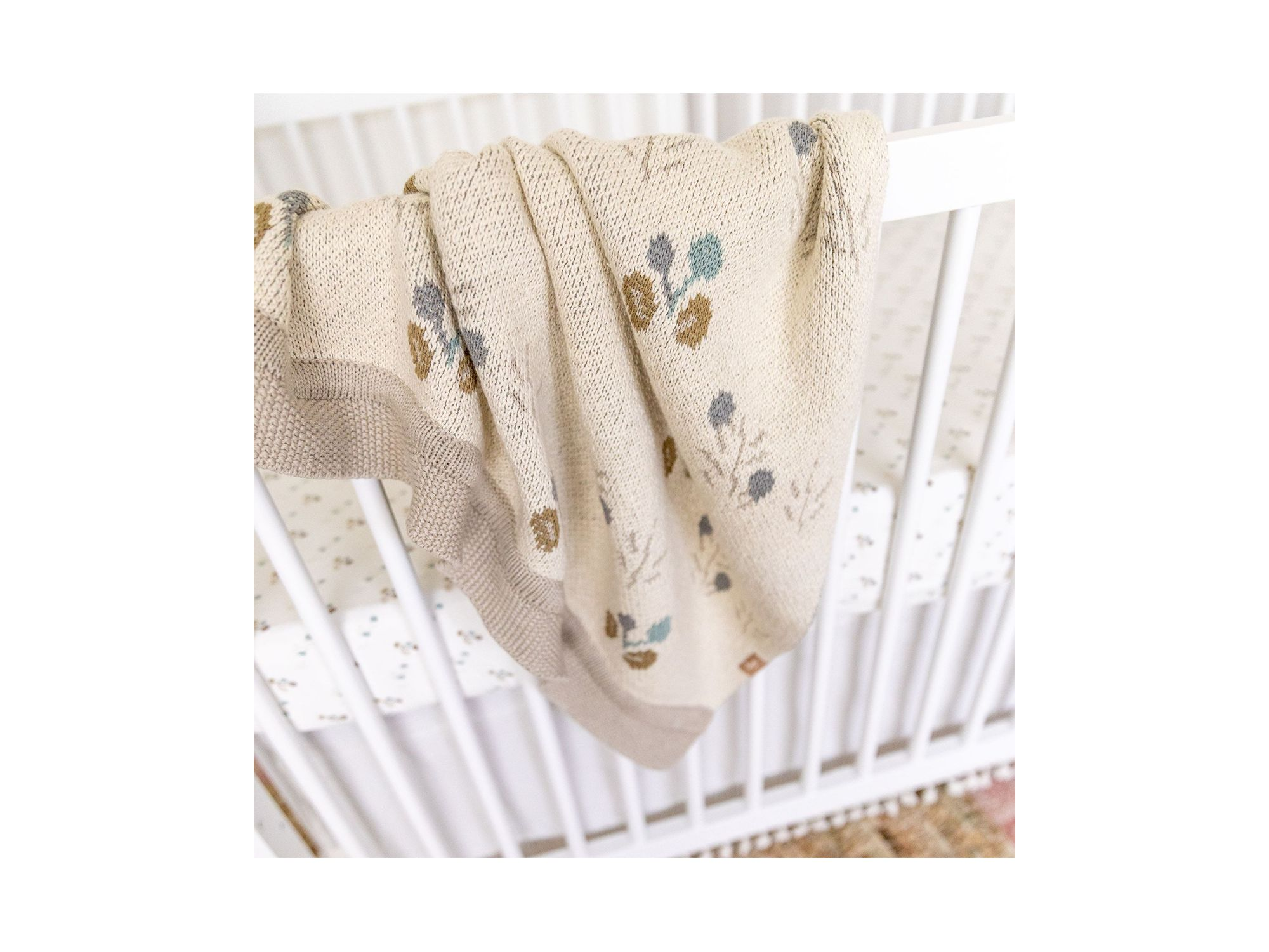 Avery Poppy Reversible Baby Blanket - Ages 0-36 Months — Image 6