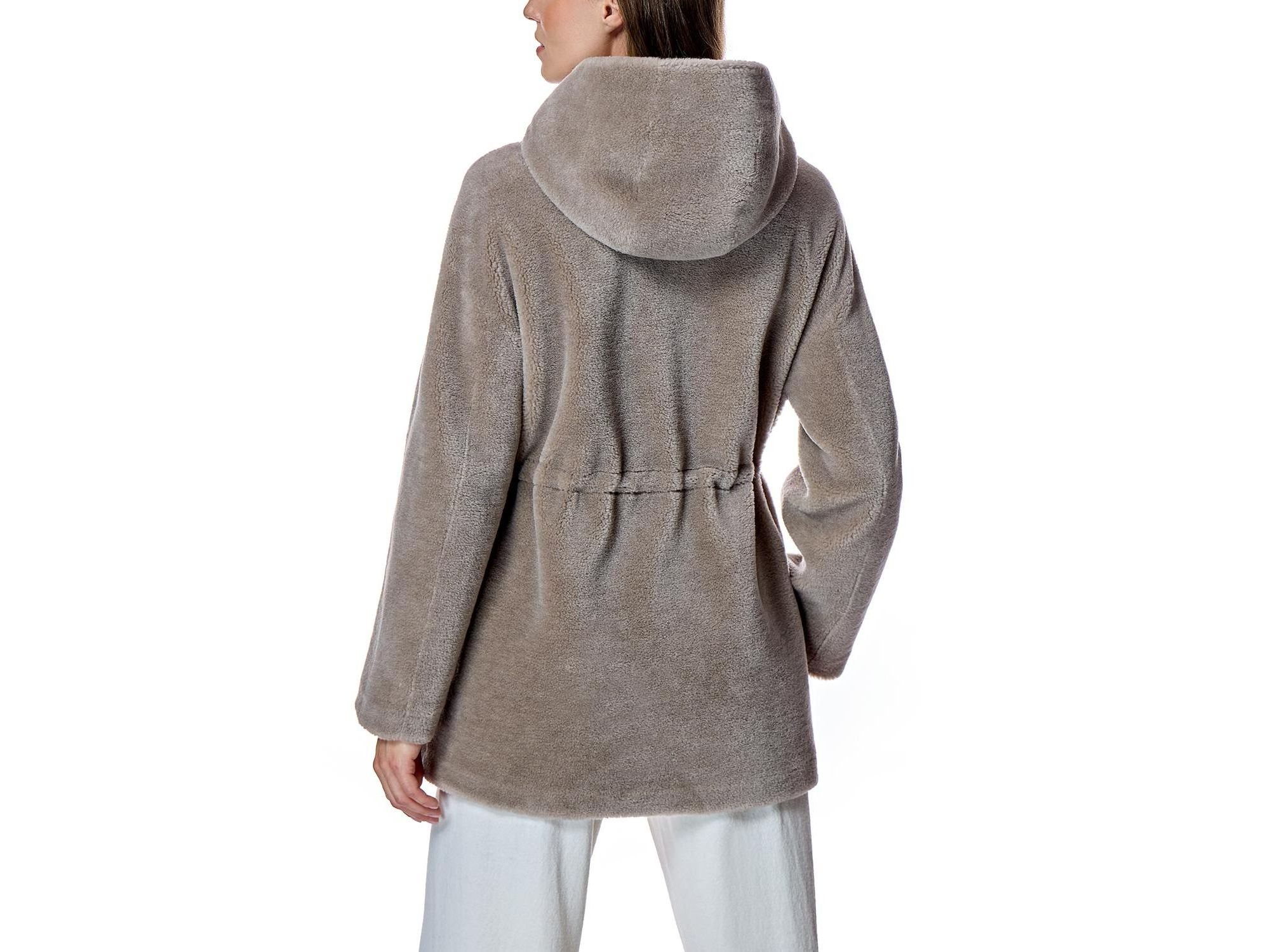 Hooded Lambswool Jacket — Image 4