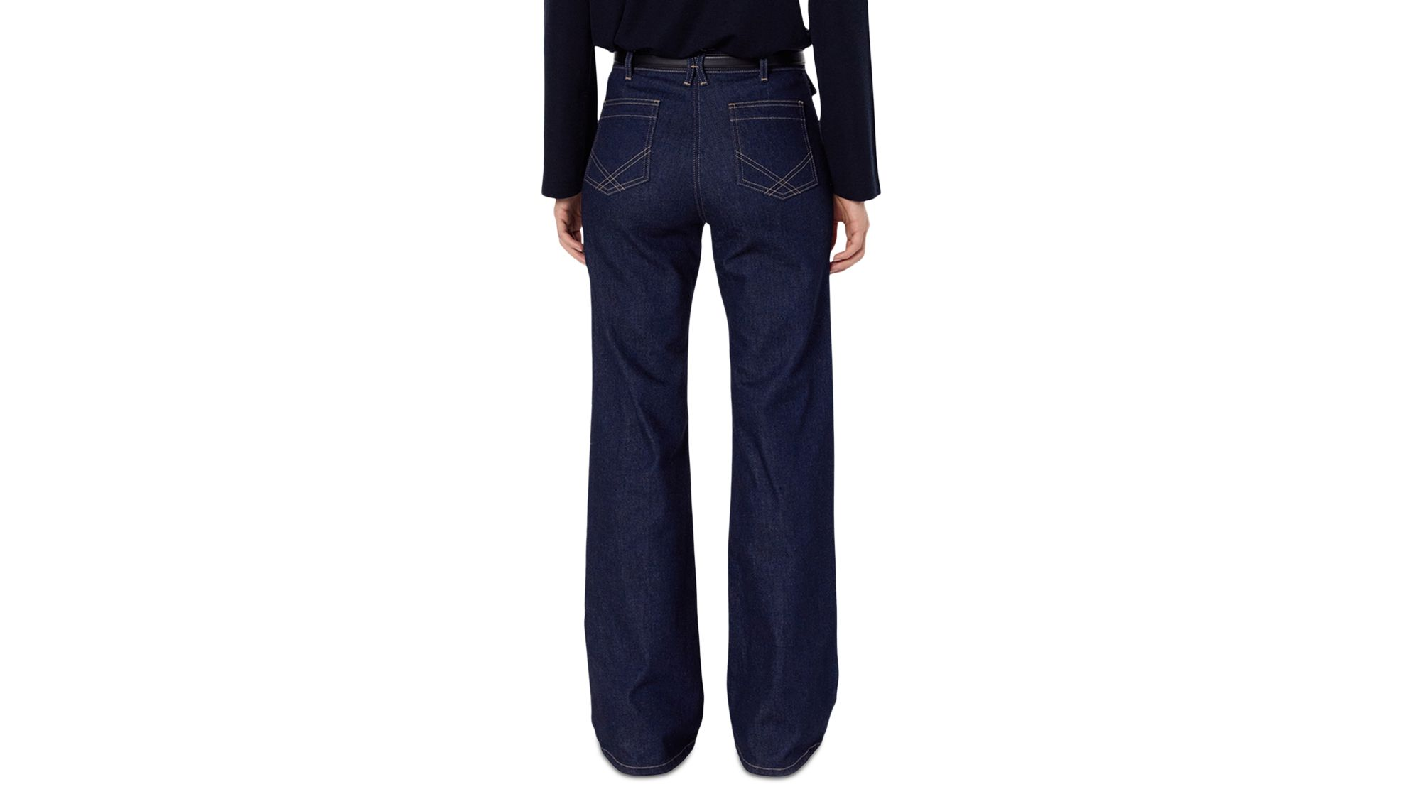 Anna High Rise Flare Jeans — Image 5