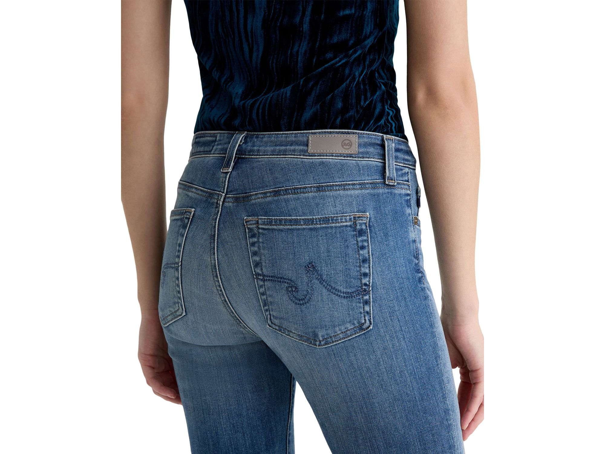 Mid Rise Cigarette Leg Jeans in Kinship — Image 3