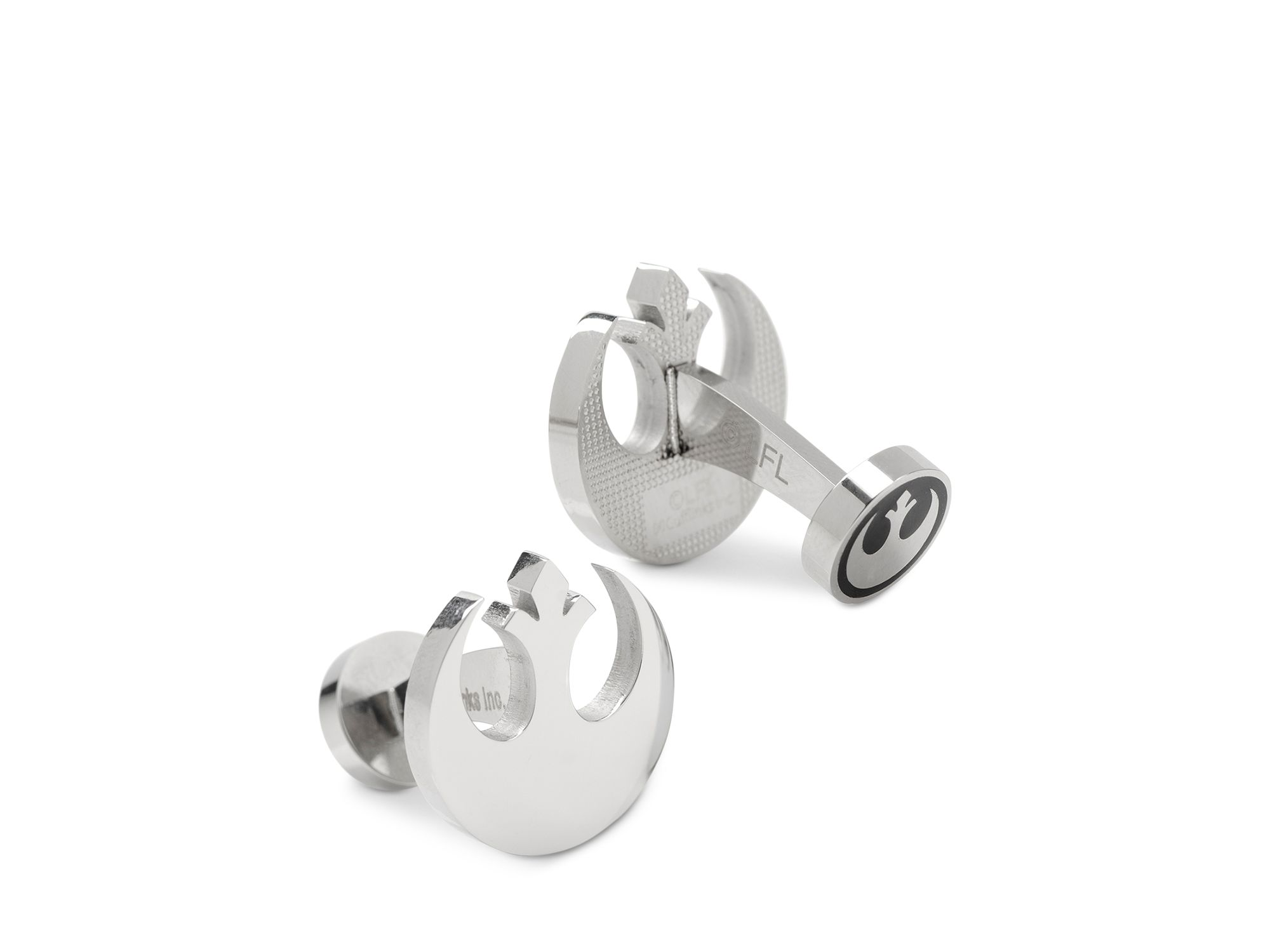 Shiny Rebel Stainless Steel Cufflinks — Image 4