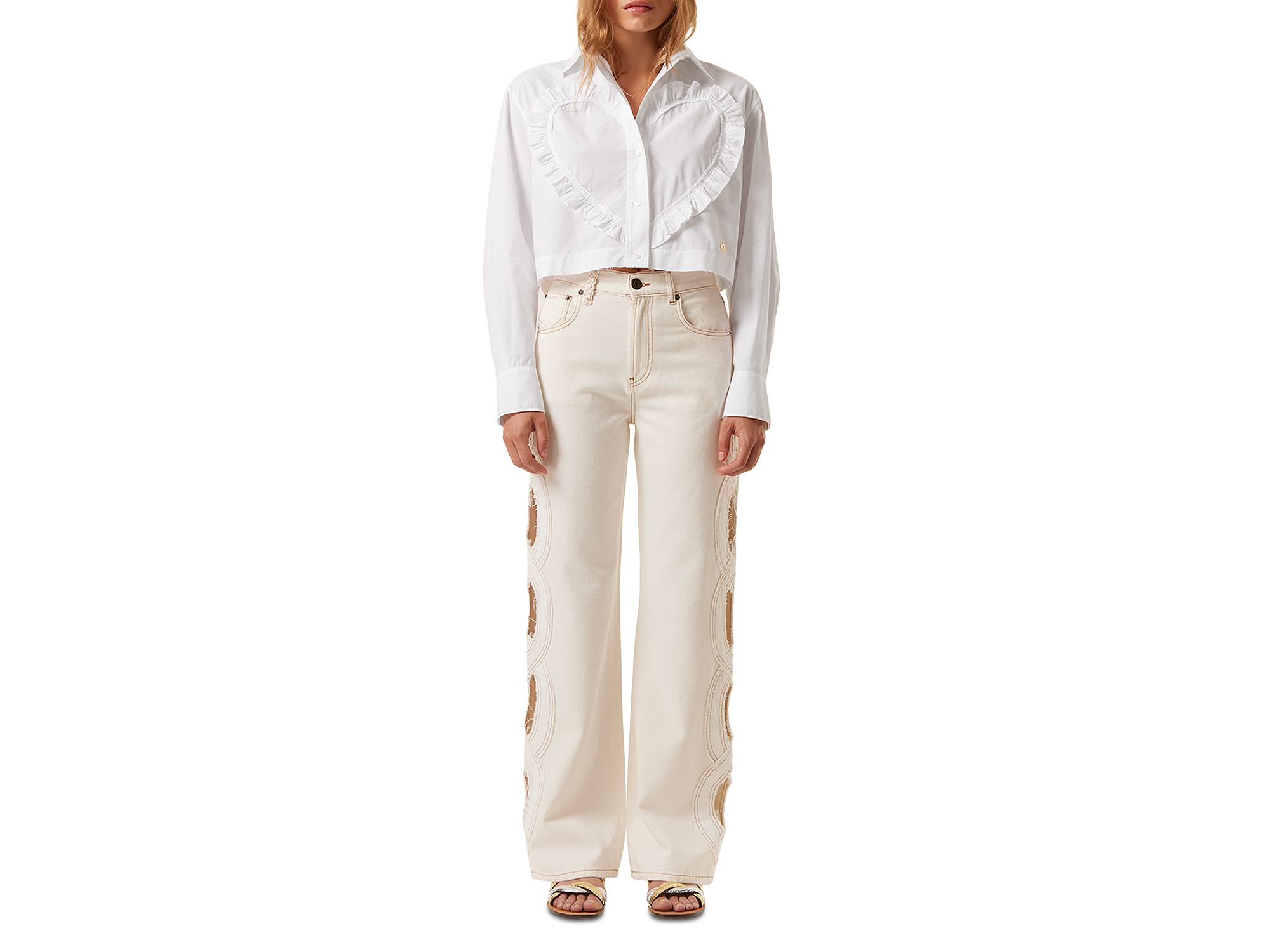Heart Shaped Ruffle Shirt — Image 3