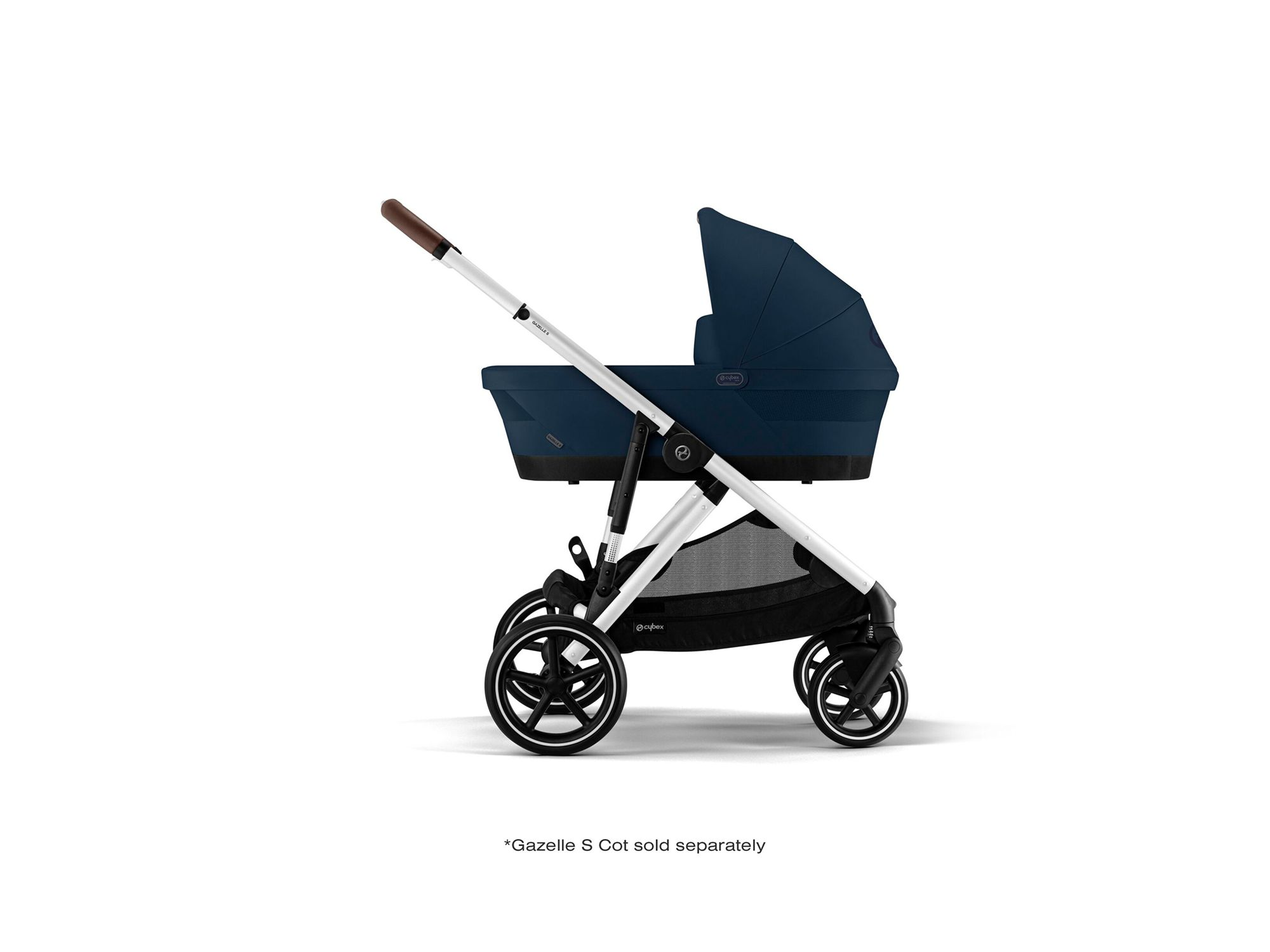 Gazelle S Stroller – Silver Frame — Image 13