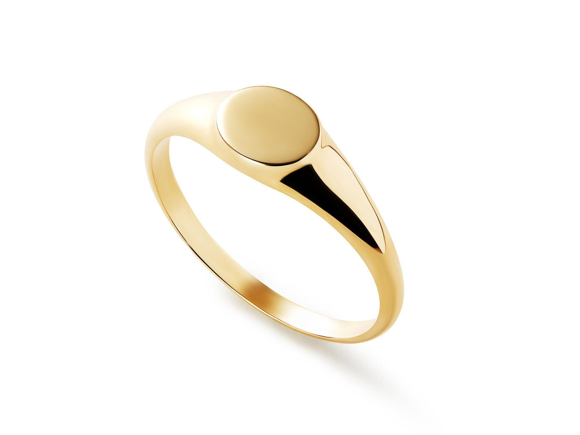 10K Gold Signet Ring — Image 4