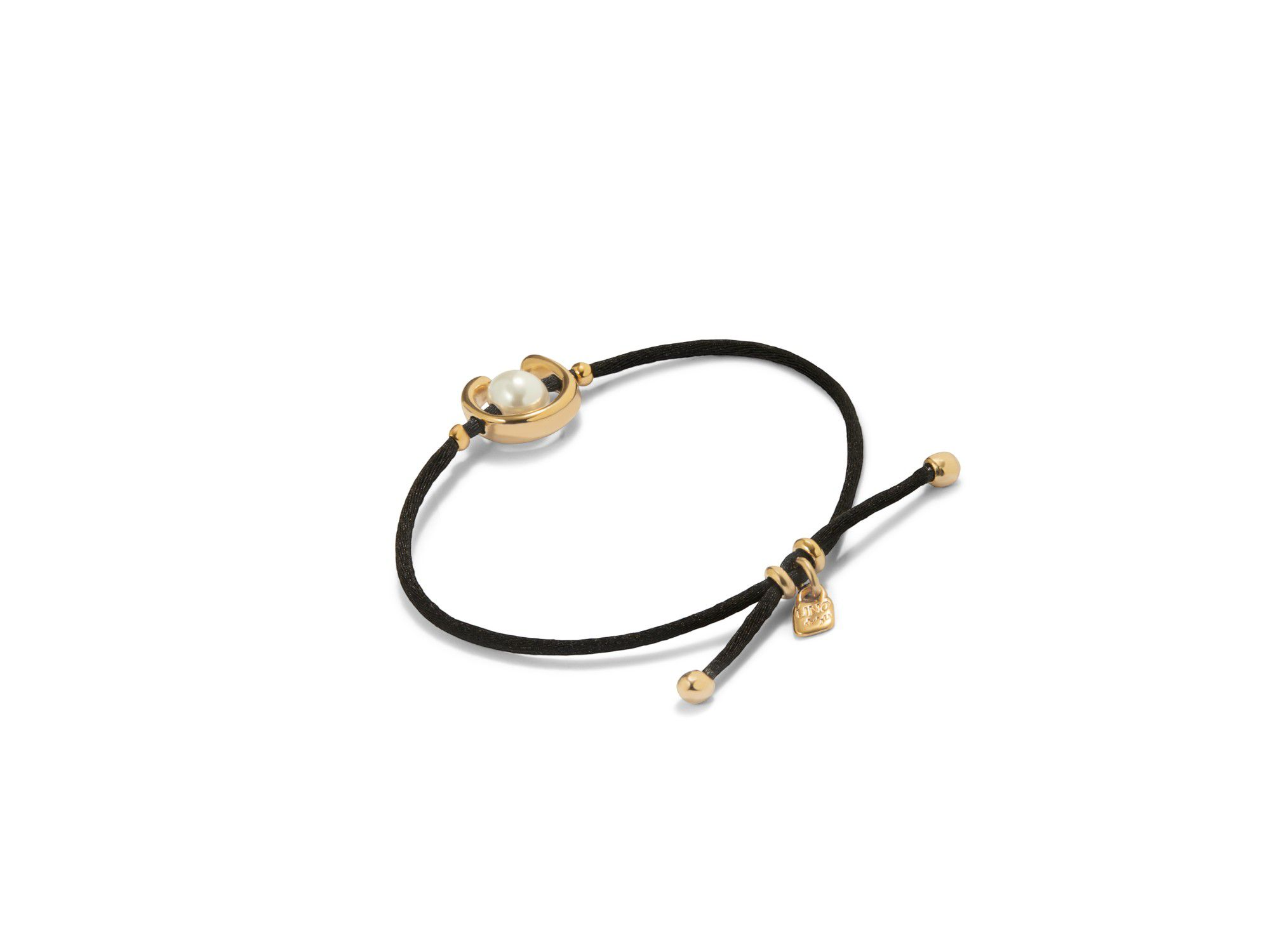 Black Cord Pearl Bracelet — Image 5