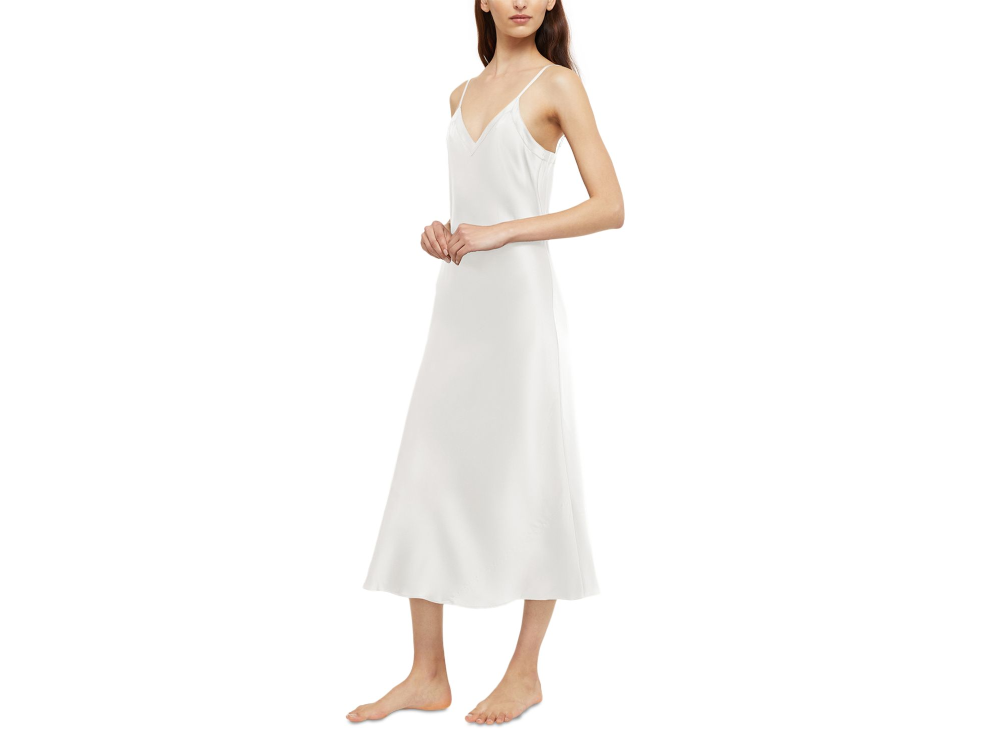 Silk Long V Neck Nite — Image 8