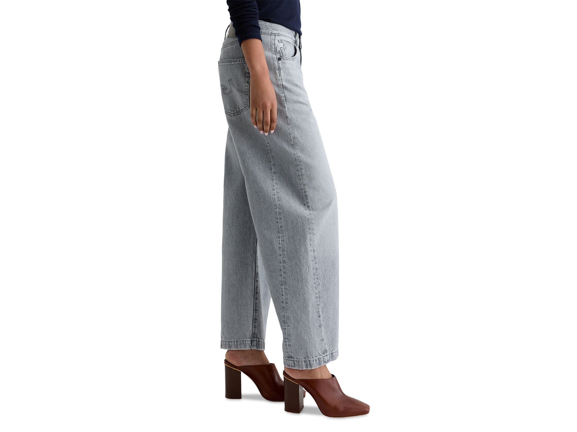 Hattie High Rise Barrel Jeans in Al Fresco — Image 5