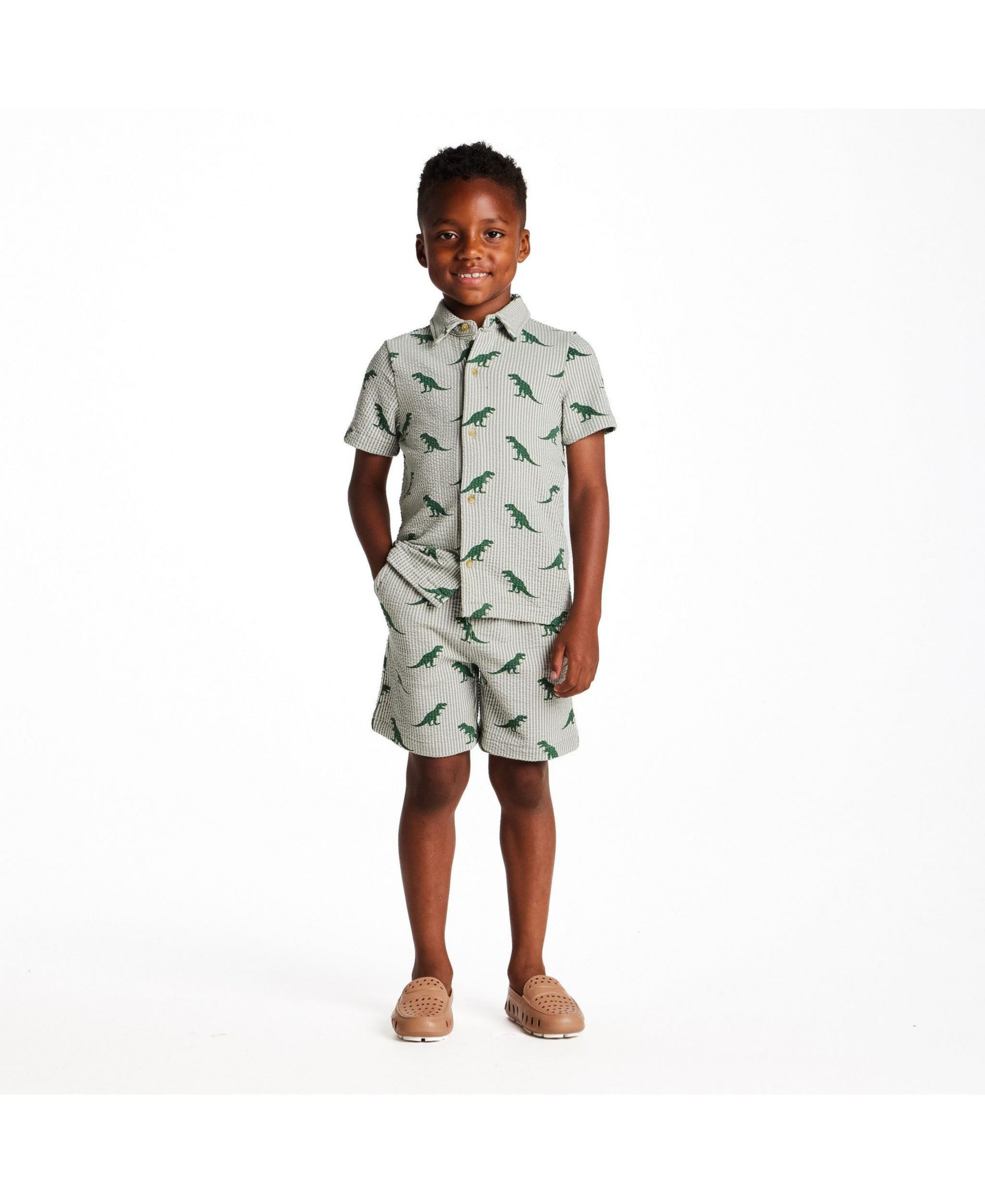 Boys' Short Sleeve Cabana Set - Little Kid — Image 3