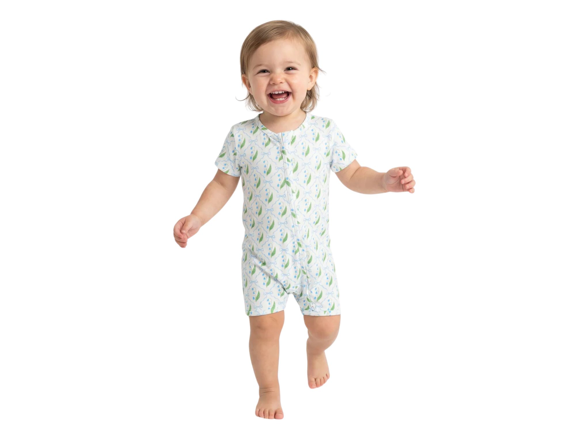 Girls' Bluebell Bows Bamboo Sleeper - Baby — Image 6