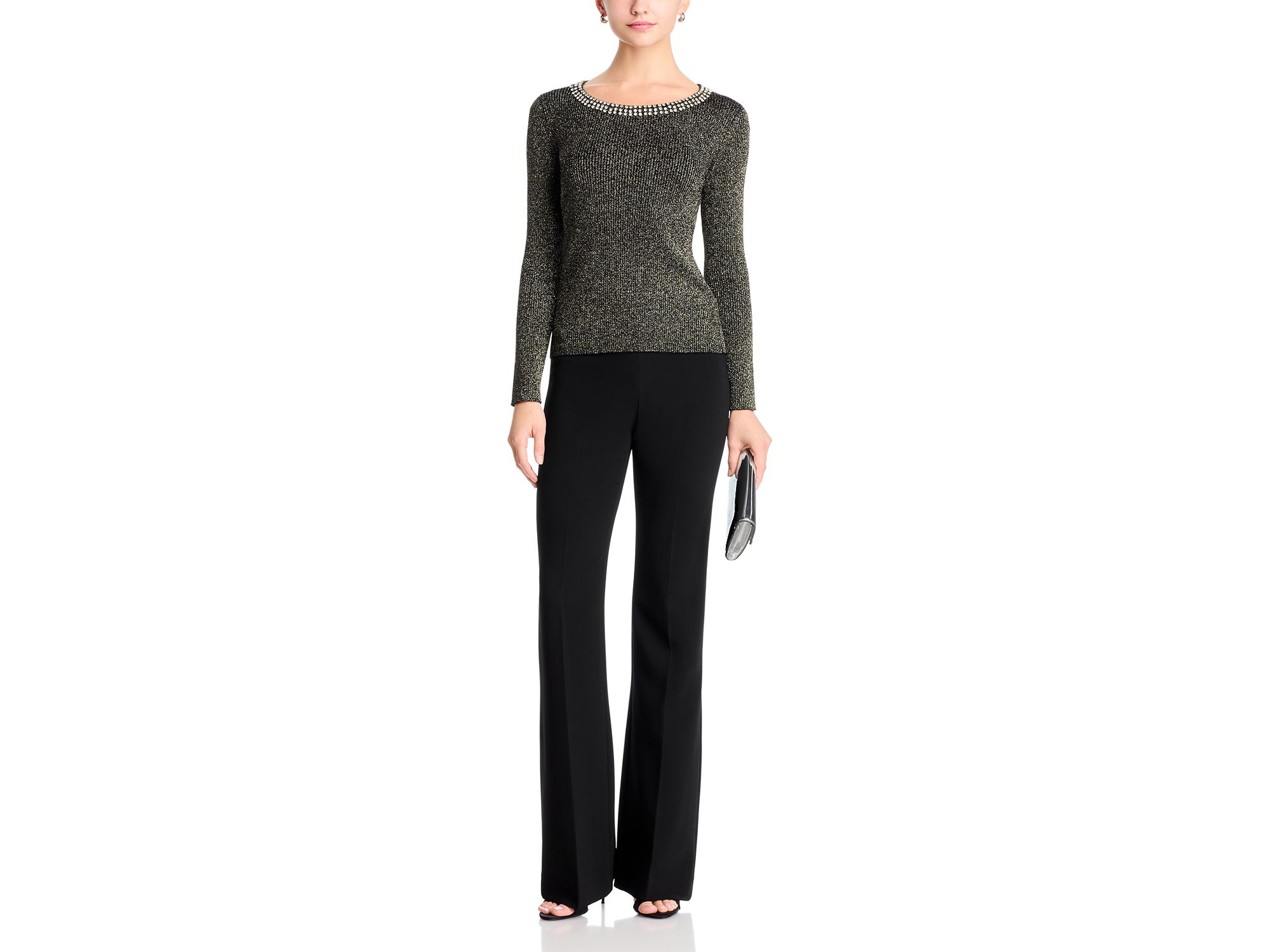 Embellished Scoop Neck Sweater — Image 4