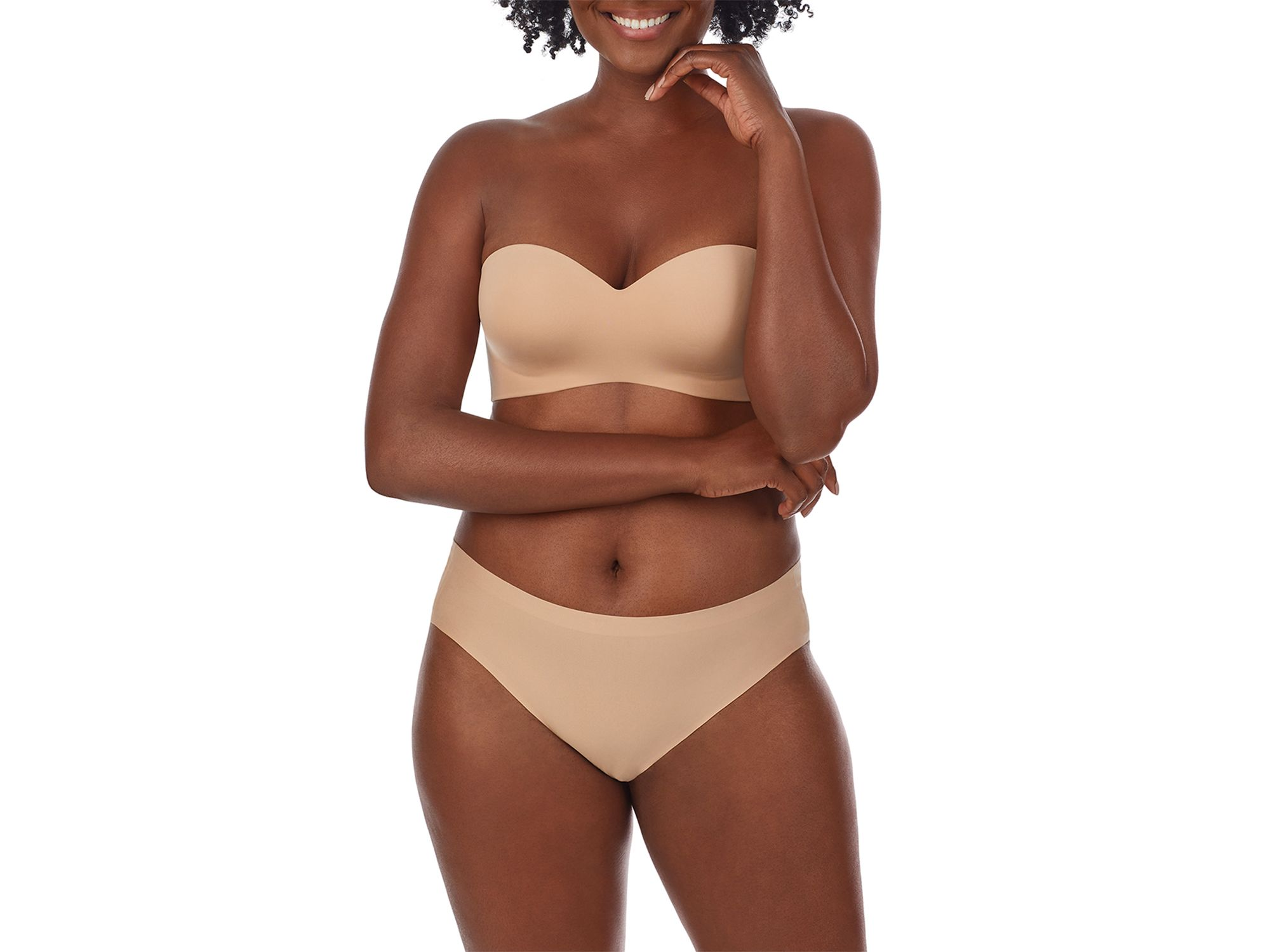 Smooth Shape Wireless Strapless Bra — Image 4
