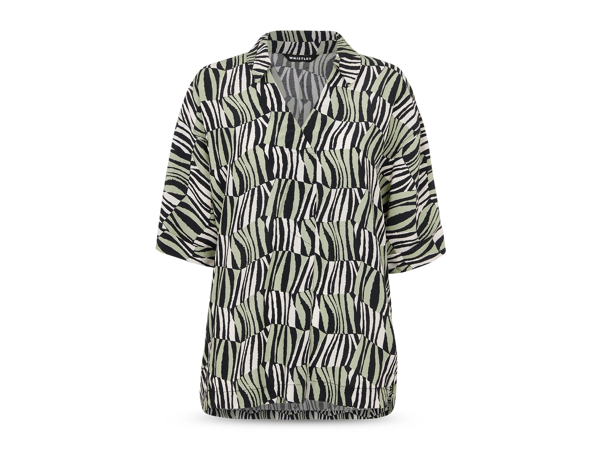 Checkerboard Tiger Boxy Shirt — Image 4