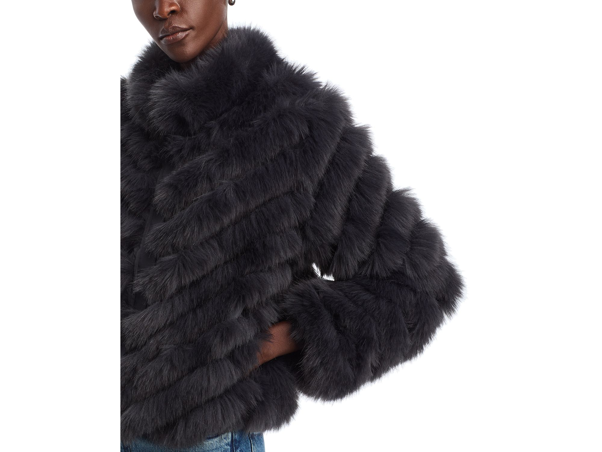Reversible Faux Fur Jacket — Image 3