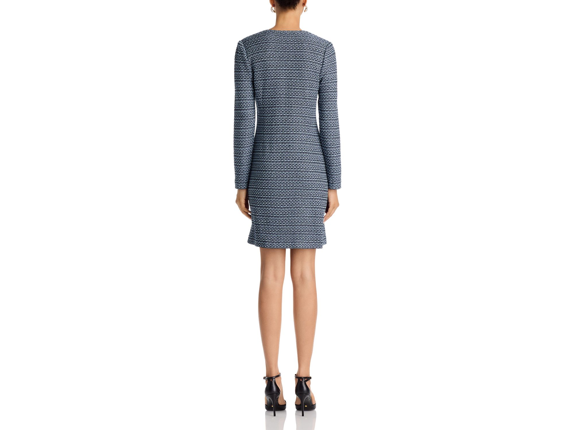 x Lani Lynn Keyhole Cutout Tweed Knit Sheath Dress — Image 4