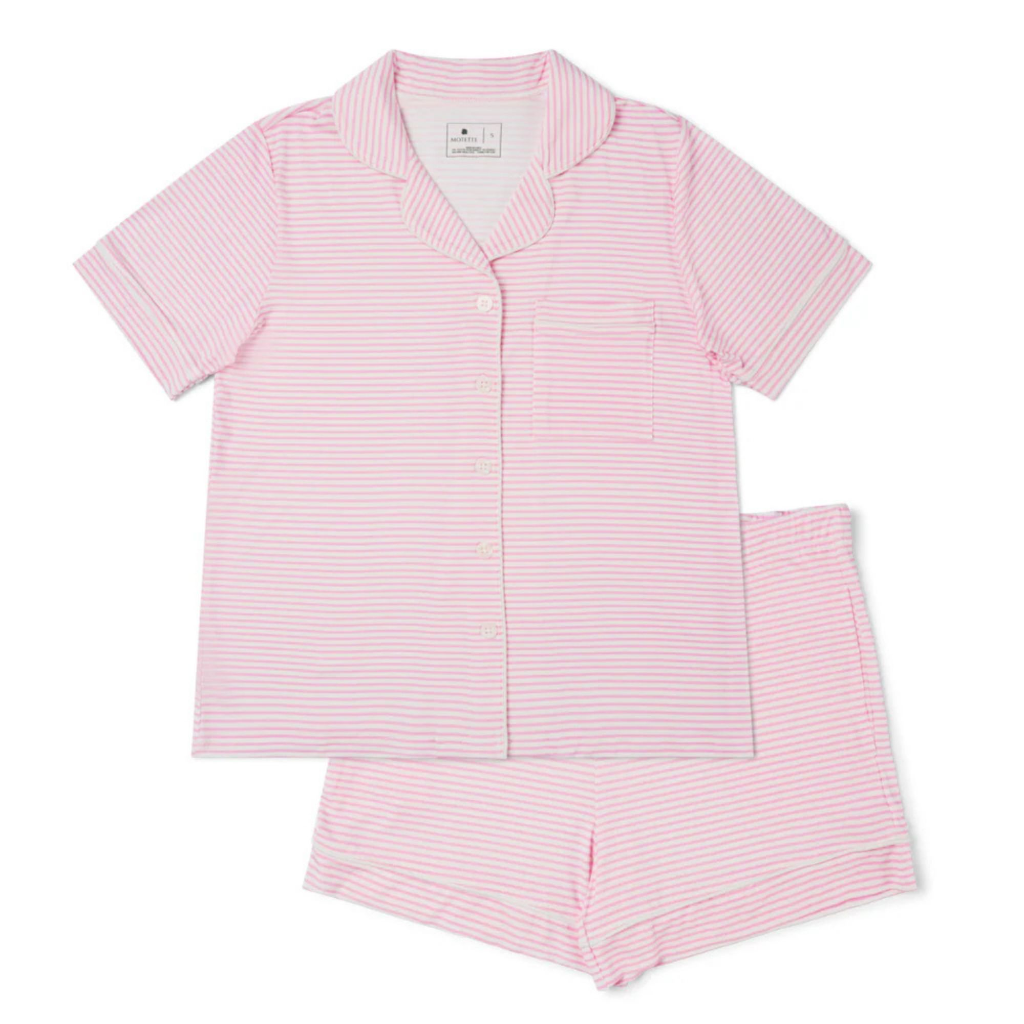 Ballet Stripe Bamboo Pajama Set — Image 3