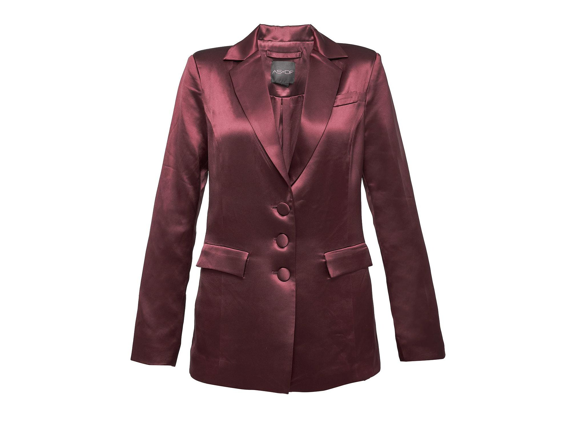 Collins Satin Boyfriend Blazer — Image 4