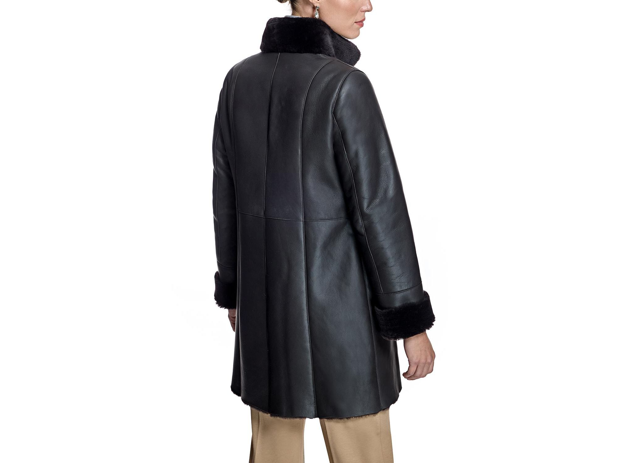 Nappa Shearling Coat — Image 4