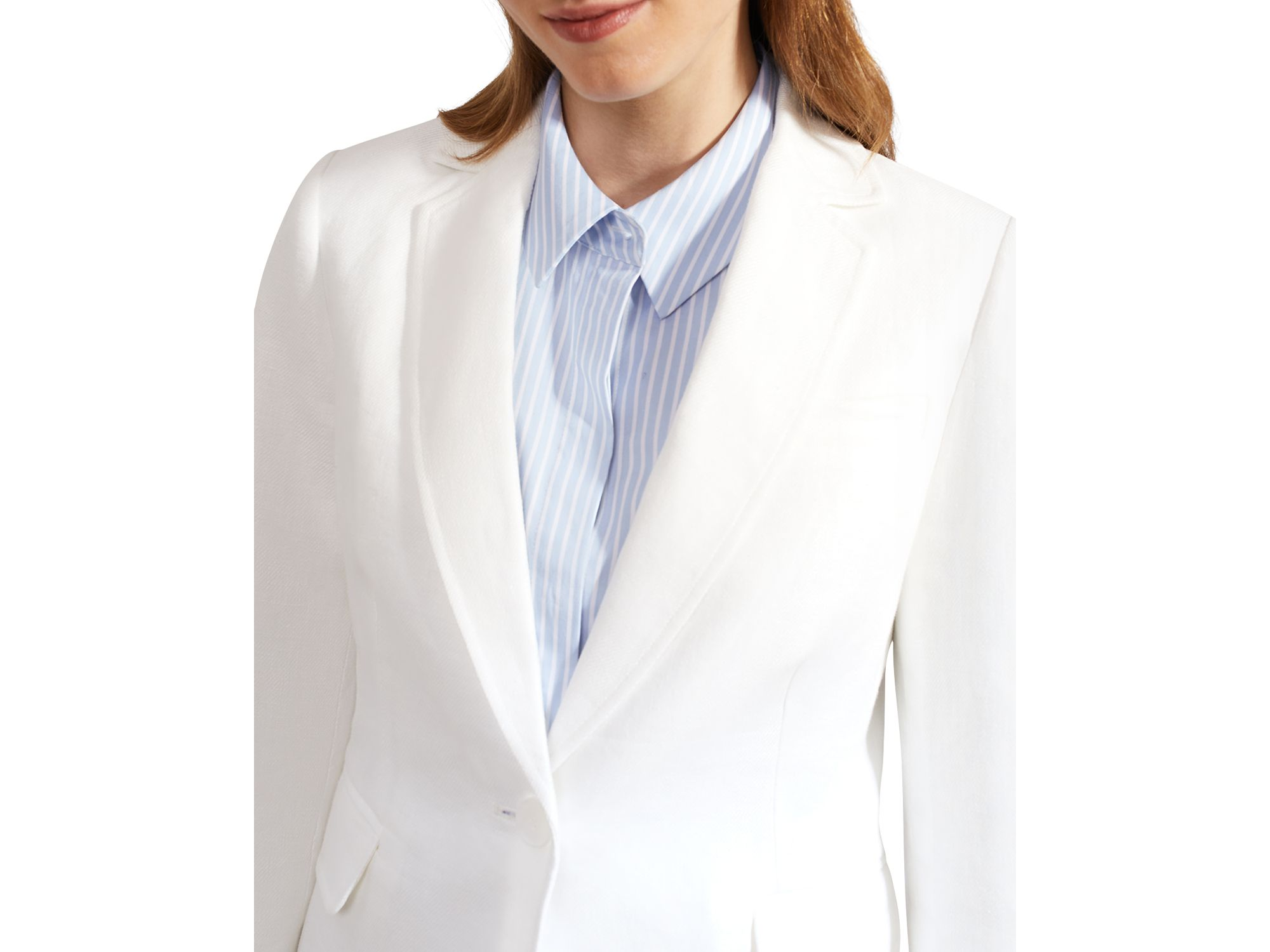 Blake Linen Single Breasted Jacket — Image 3