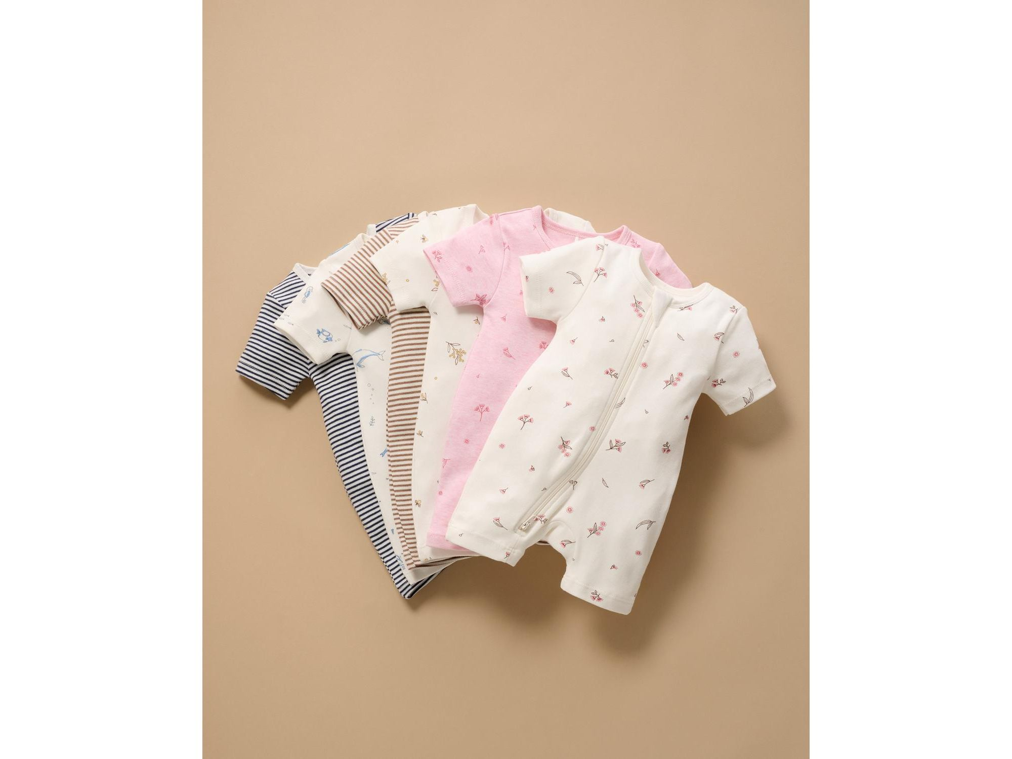 Boys' 2 Pack Short Zip Romper - Baby — Image 7